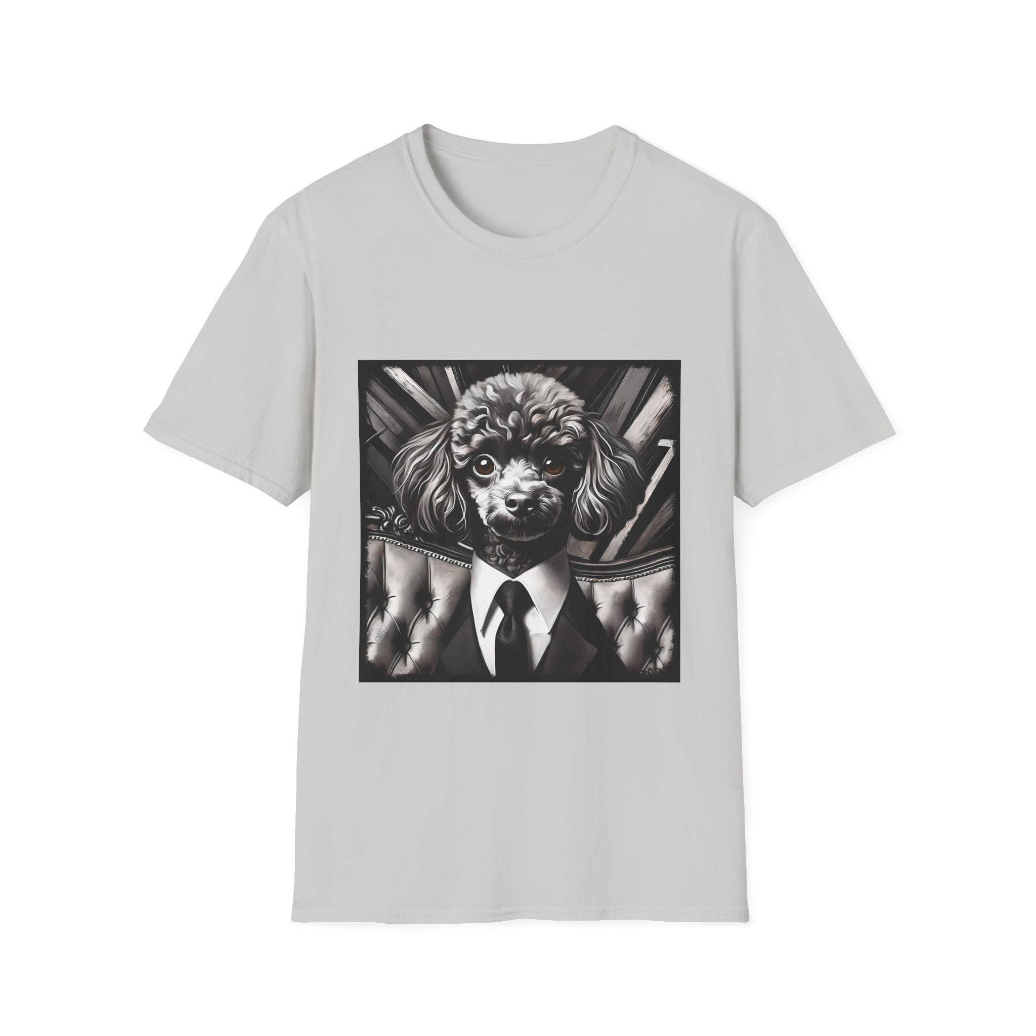 Poodle B&W Bold Eyes | Unisex Dog T-Shirt