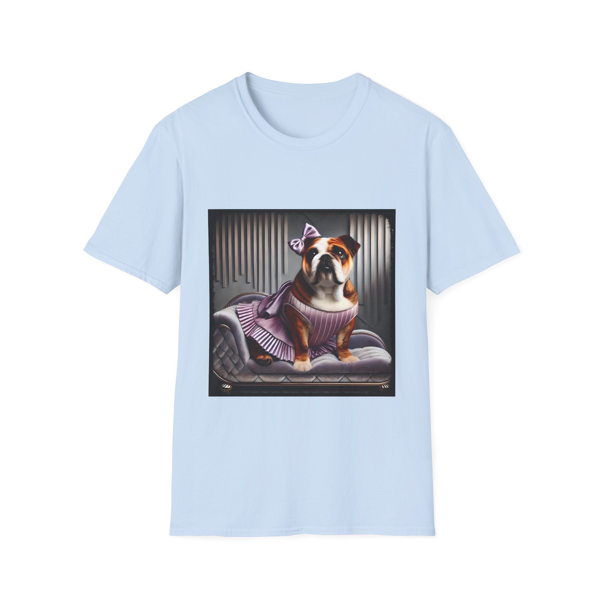Bulldog Lilac Lovey | Unisex Dog T-Shirt