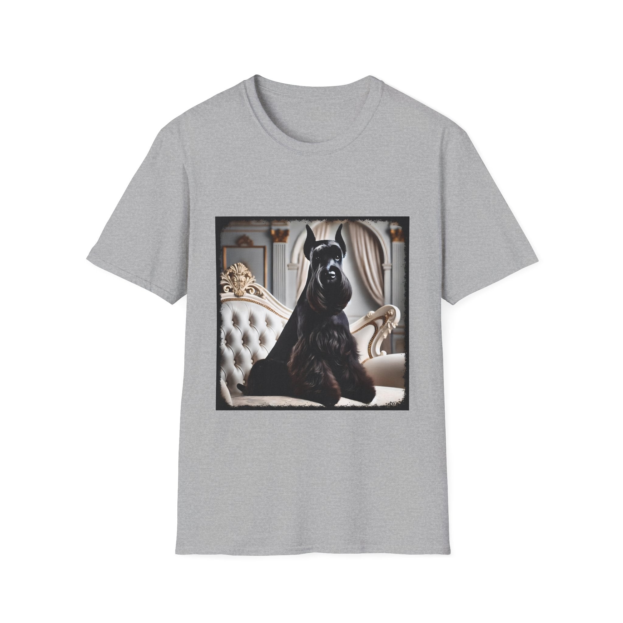 Schnauzer Posh Pose | Unisex Dog T-Shirt