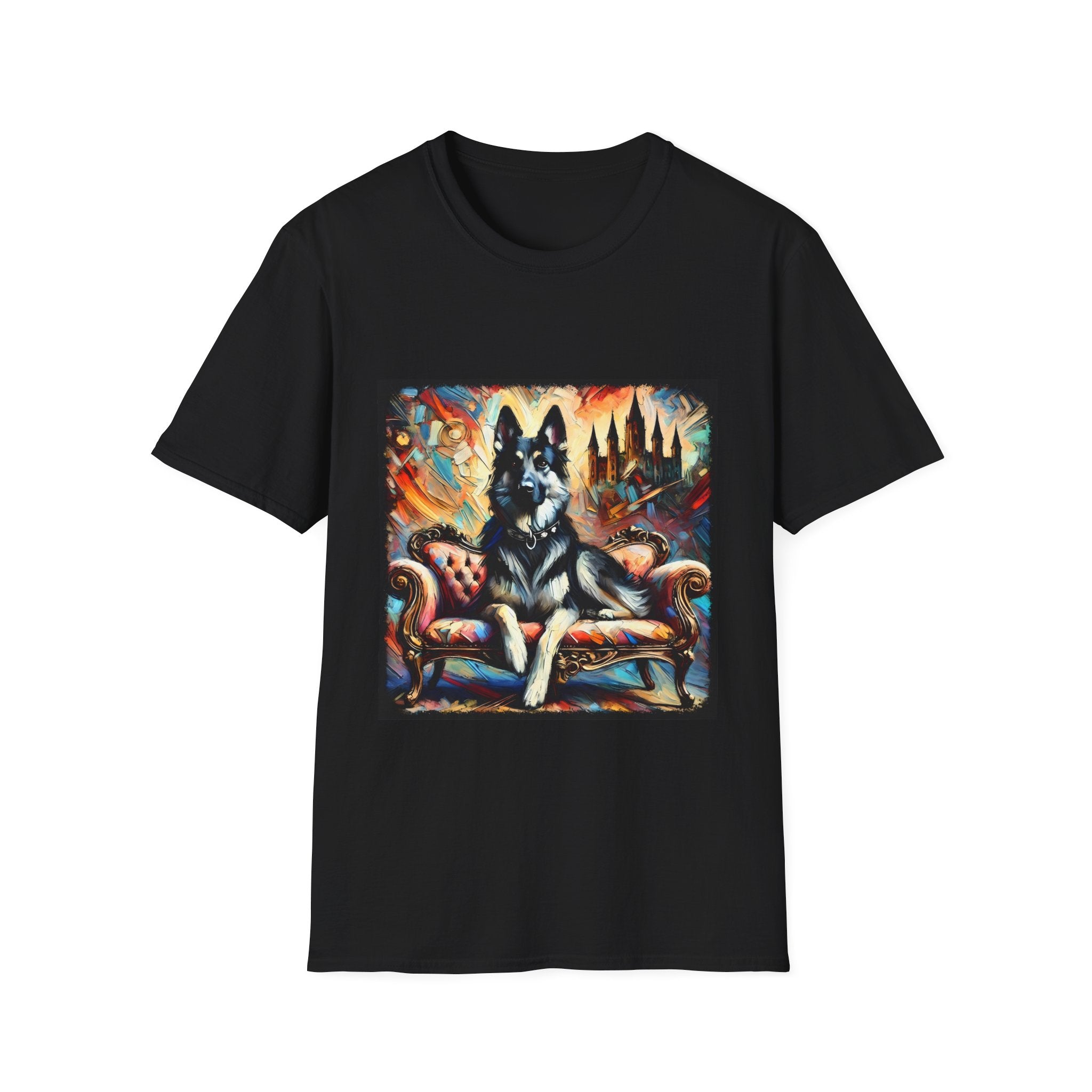 German Shepherd Vibrant Classic | Unisex Dog T-Shirt