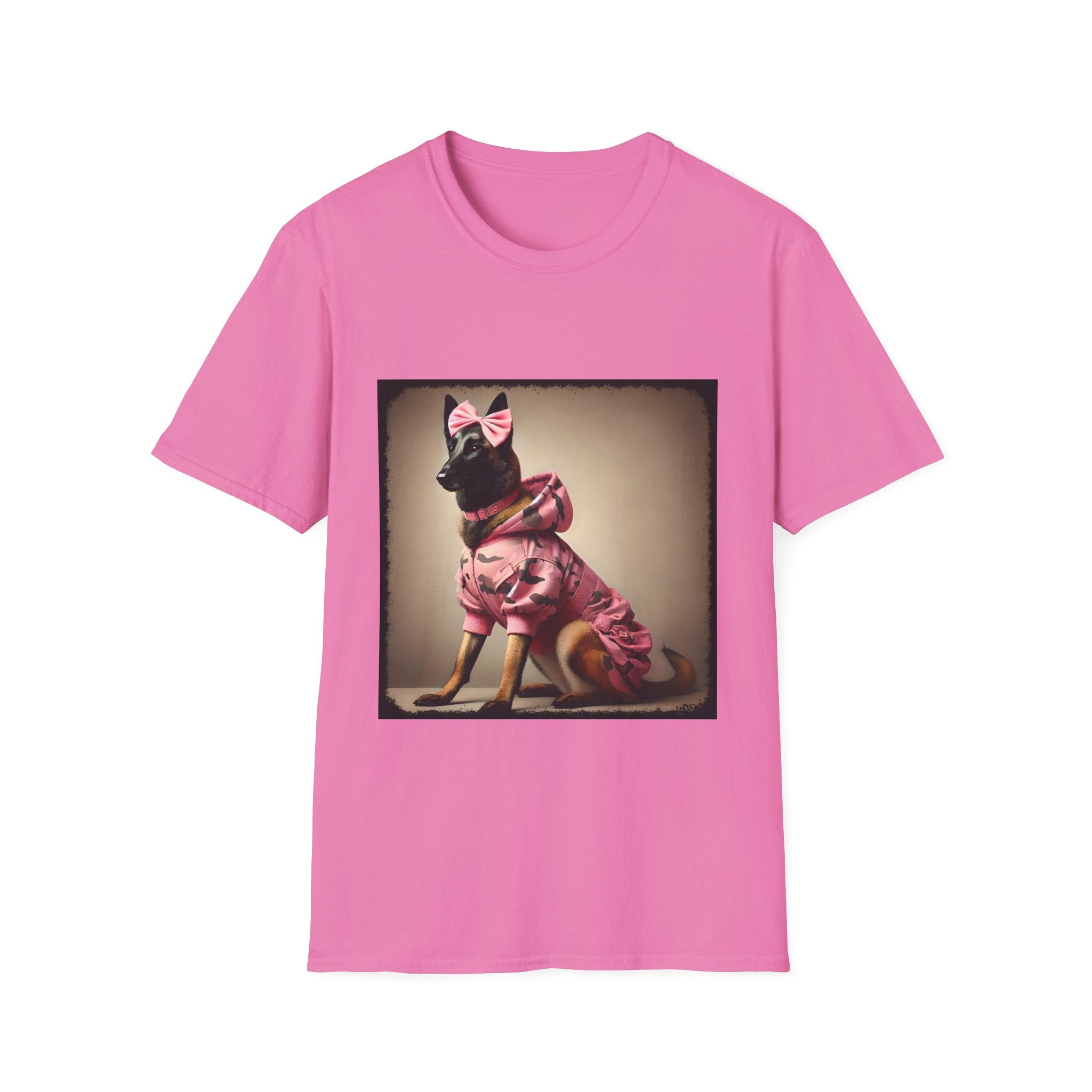 Belgian Malinois Pink Camo Cutie | Unisex Dog T-Shirt