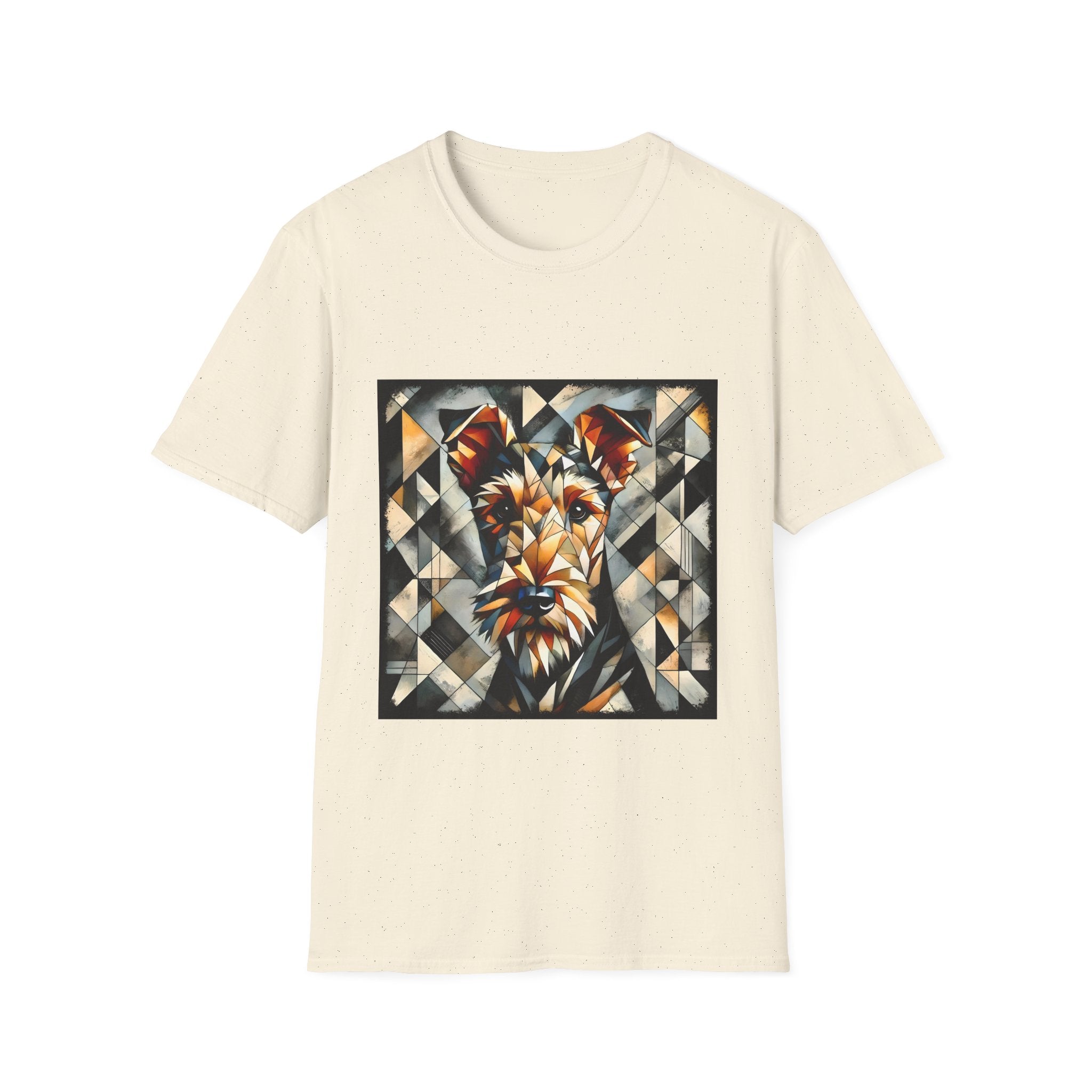 Airedale Terrier Bold Geometric | Unisex Dog T-Shirt