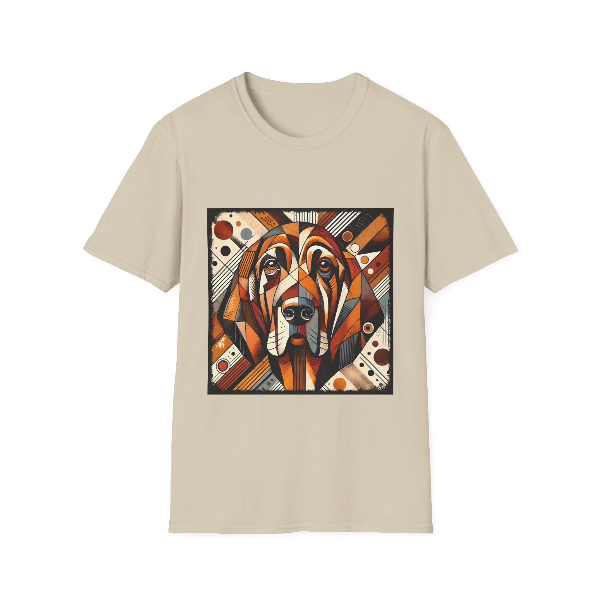 Bloodhound Bold Geometric | Unisex Dog T-Shirt