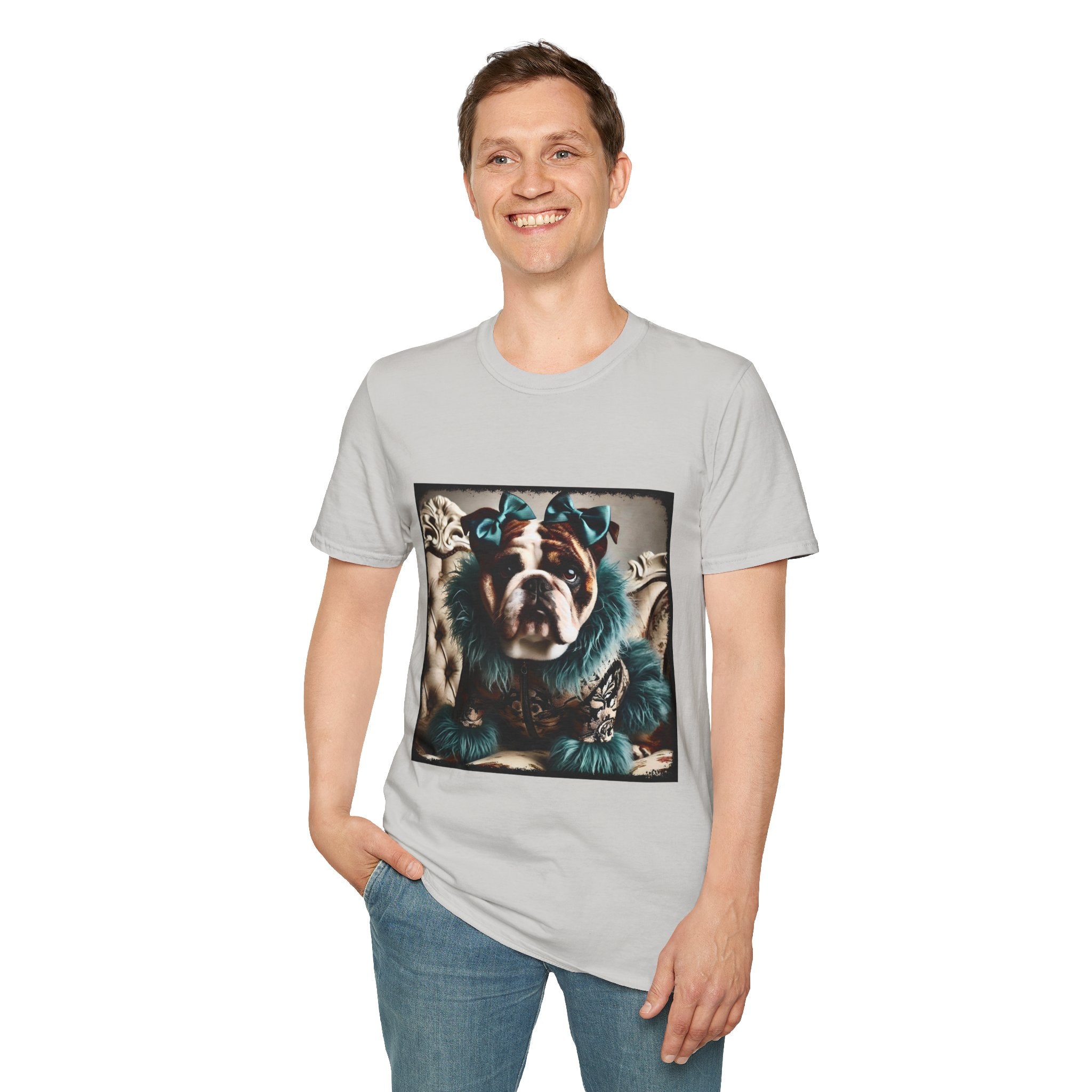 Bulldog Fur Fashionista | Unisex Dog T-Shirt