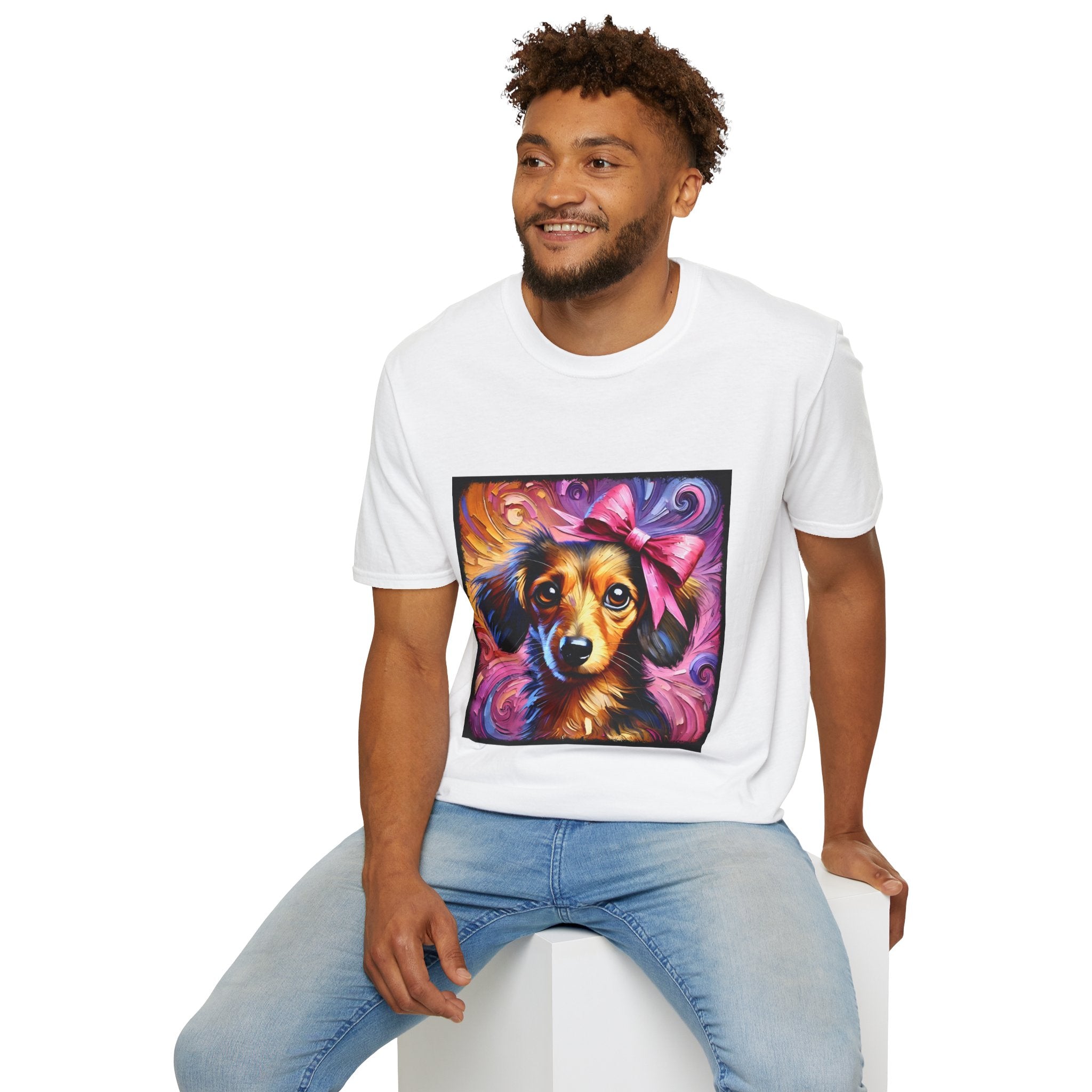 Dachshund Beautiful Swirl | Unisex Dog T-Shirt