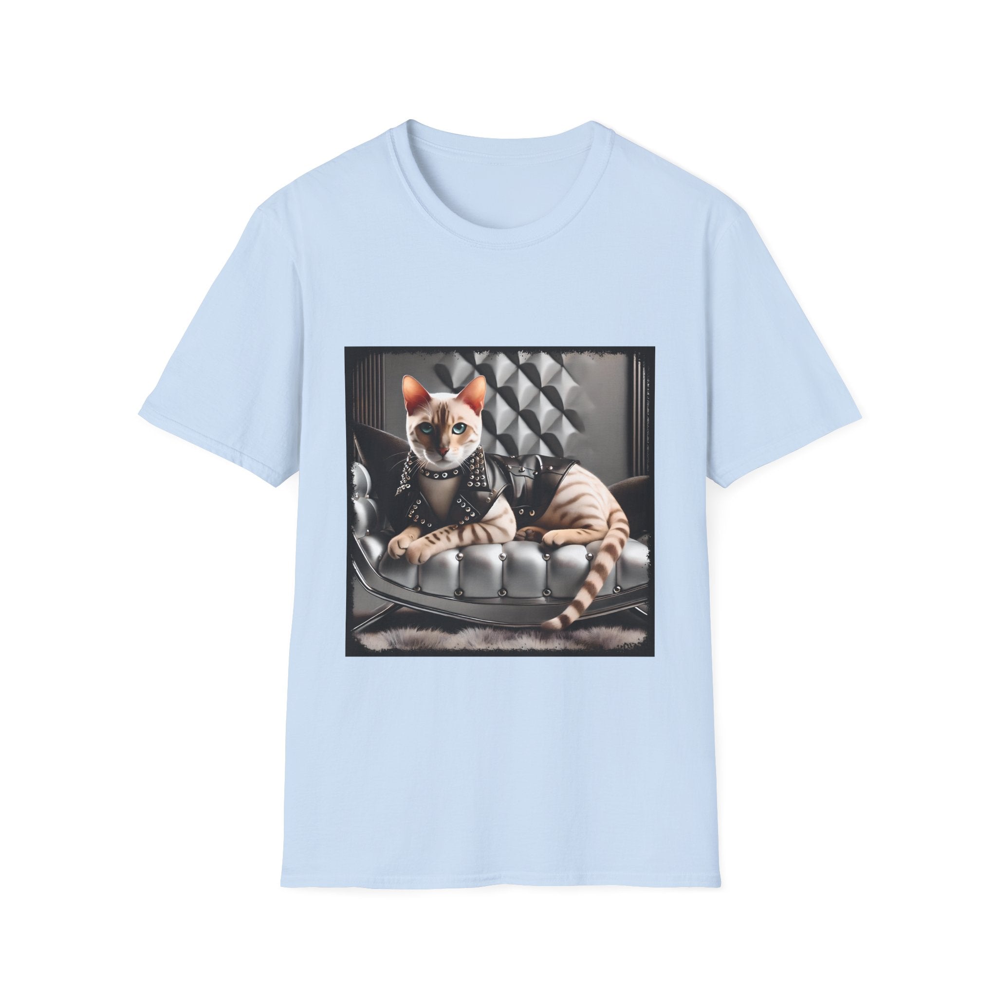 Bengal Cat Leather Lady | Unisex Cat T-Shirt