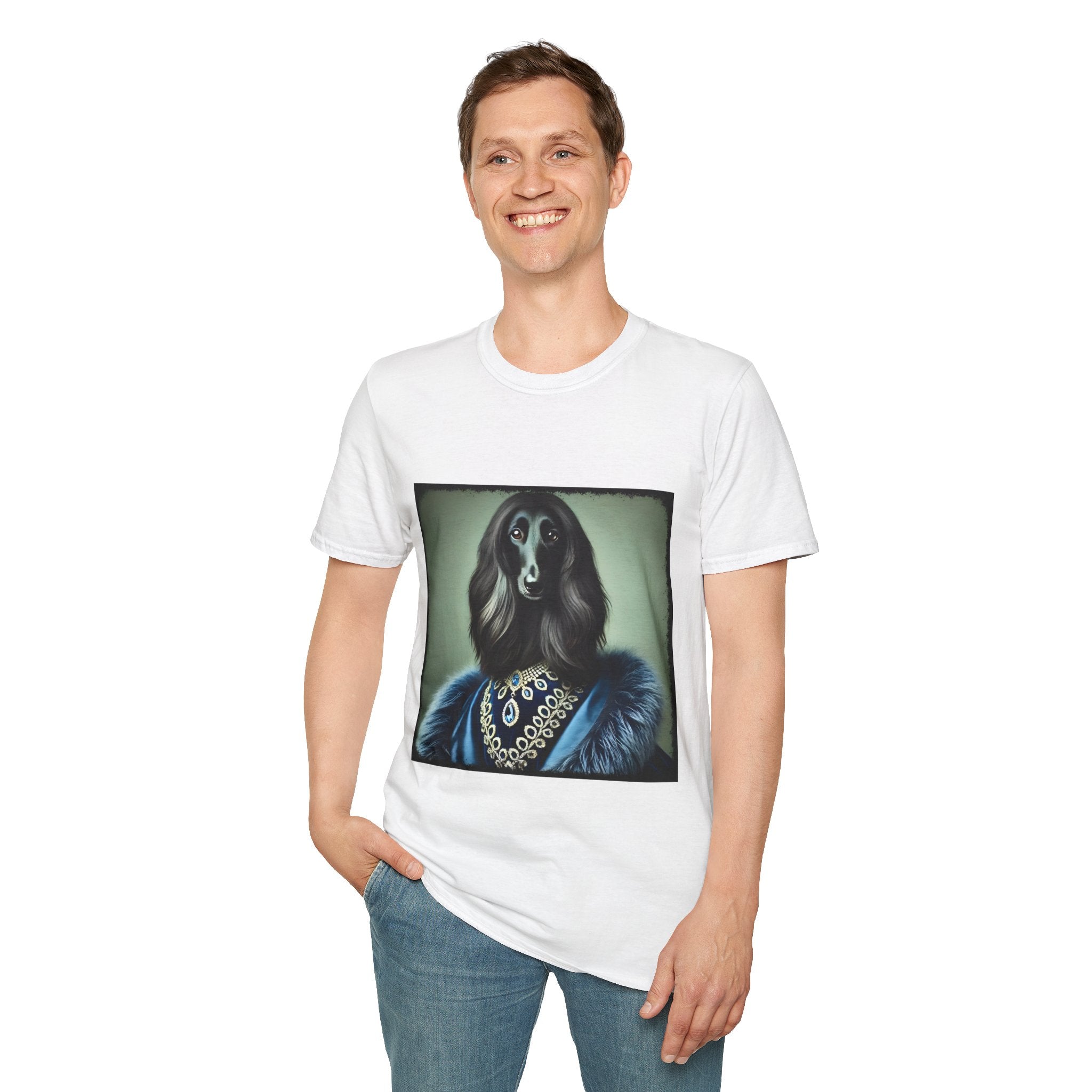 Afghan Hound Blue Belle | Unisex Dog T-Shirt