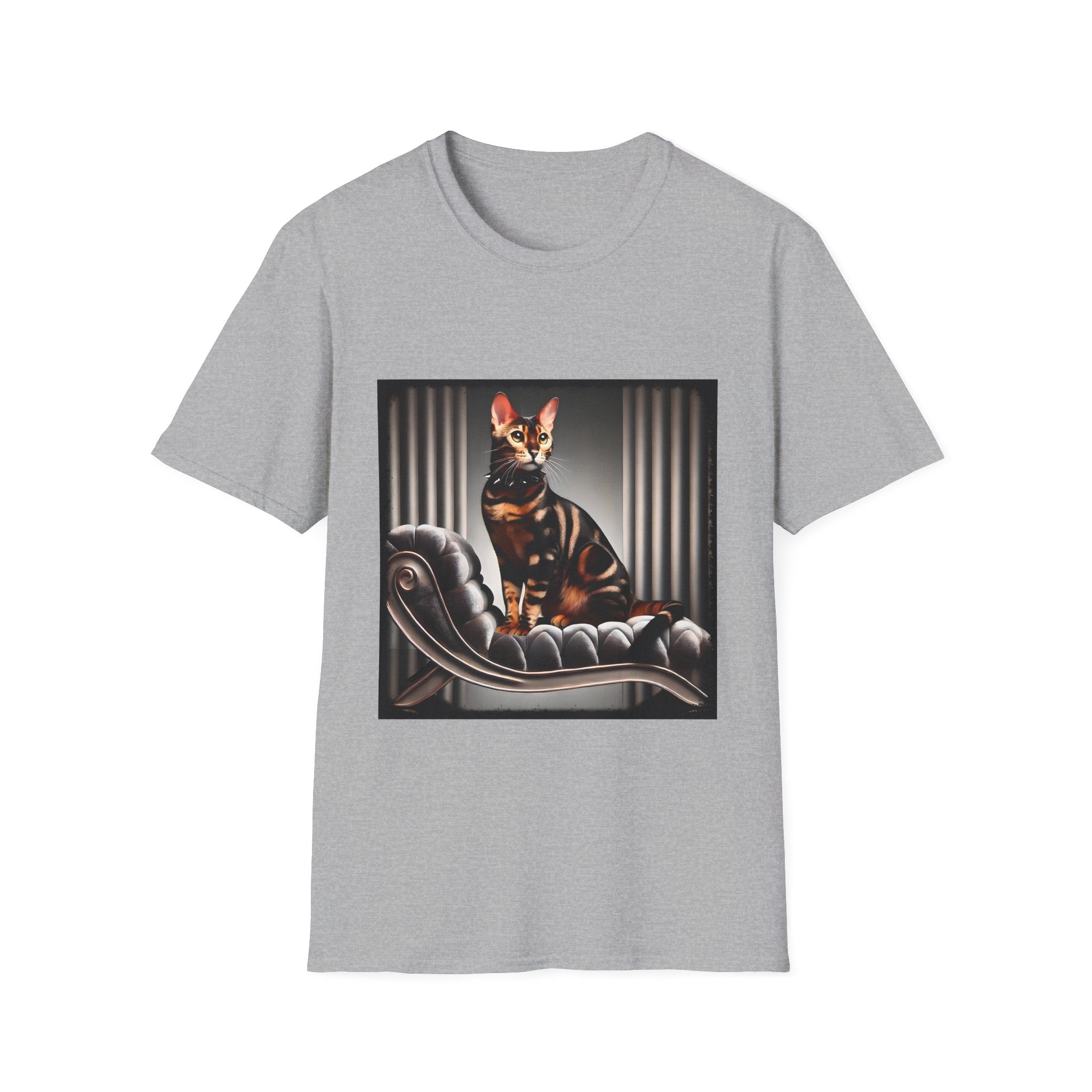 Bengal Cat Spiked Seductress | Unisex Cat T-Shirt
