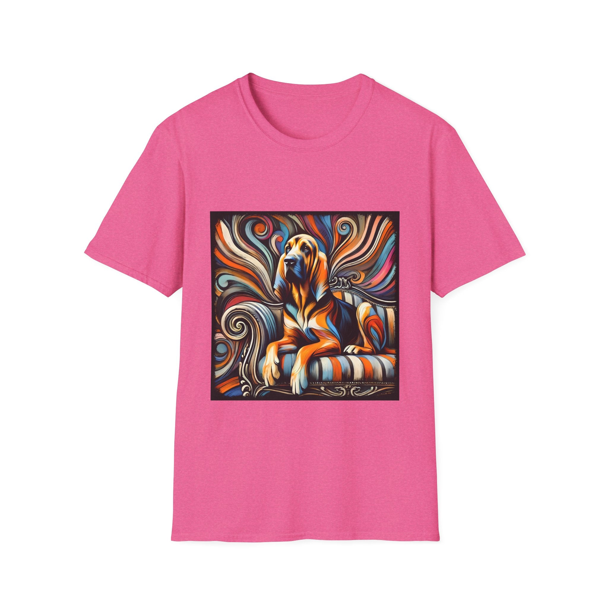 Bloodhound Fancy Swirl | Unisex Dog T-Shirt
