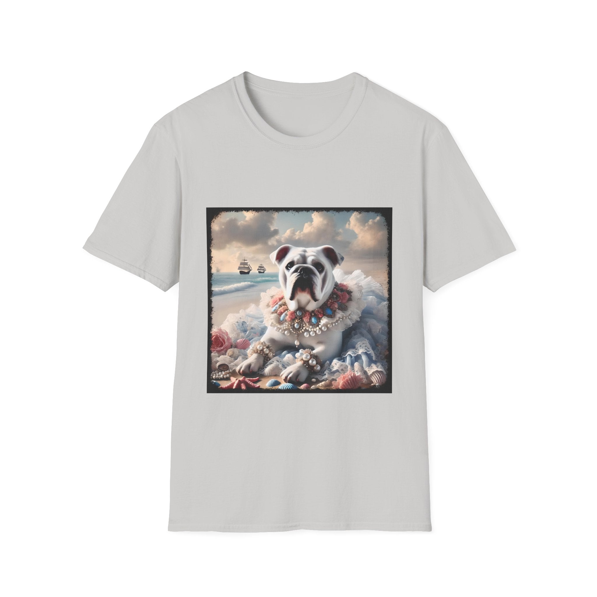 Bulldog Beach Dream | Unisex Dog T-Shirt