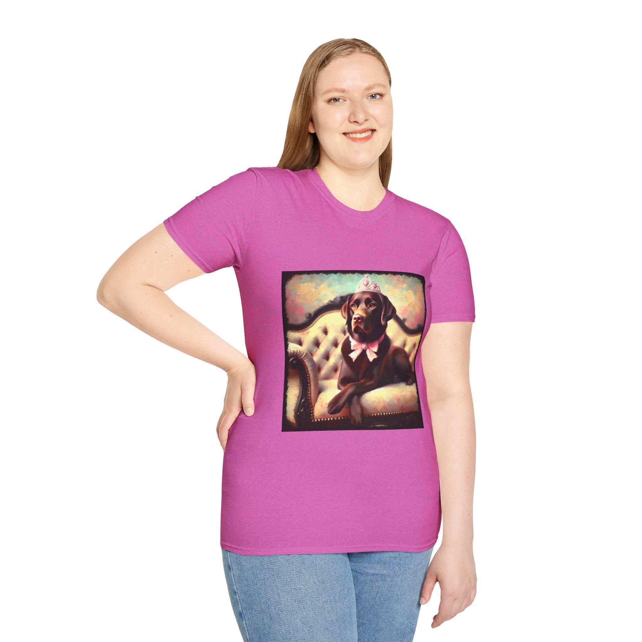 Labrador Retriever Poised Princess Classic | Unisex Dog T-Shirt