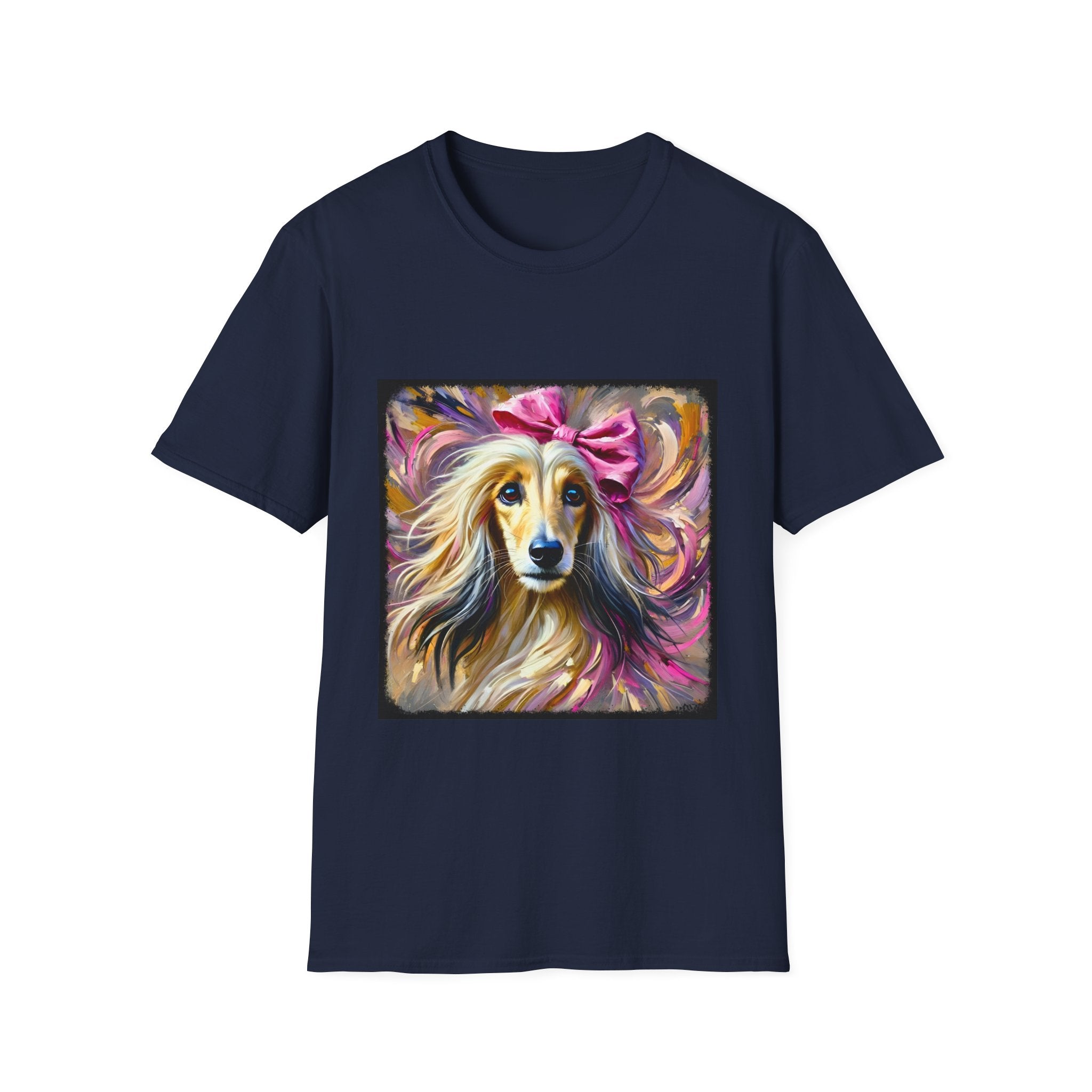 Afghan Hound Vivid Classic | Unisex Dog T-Shirt