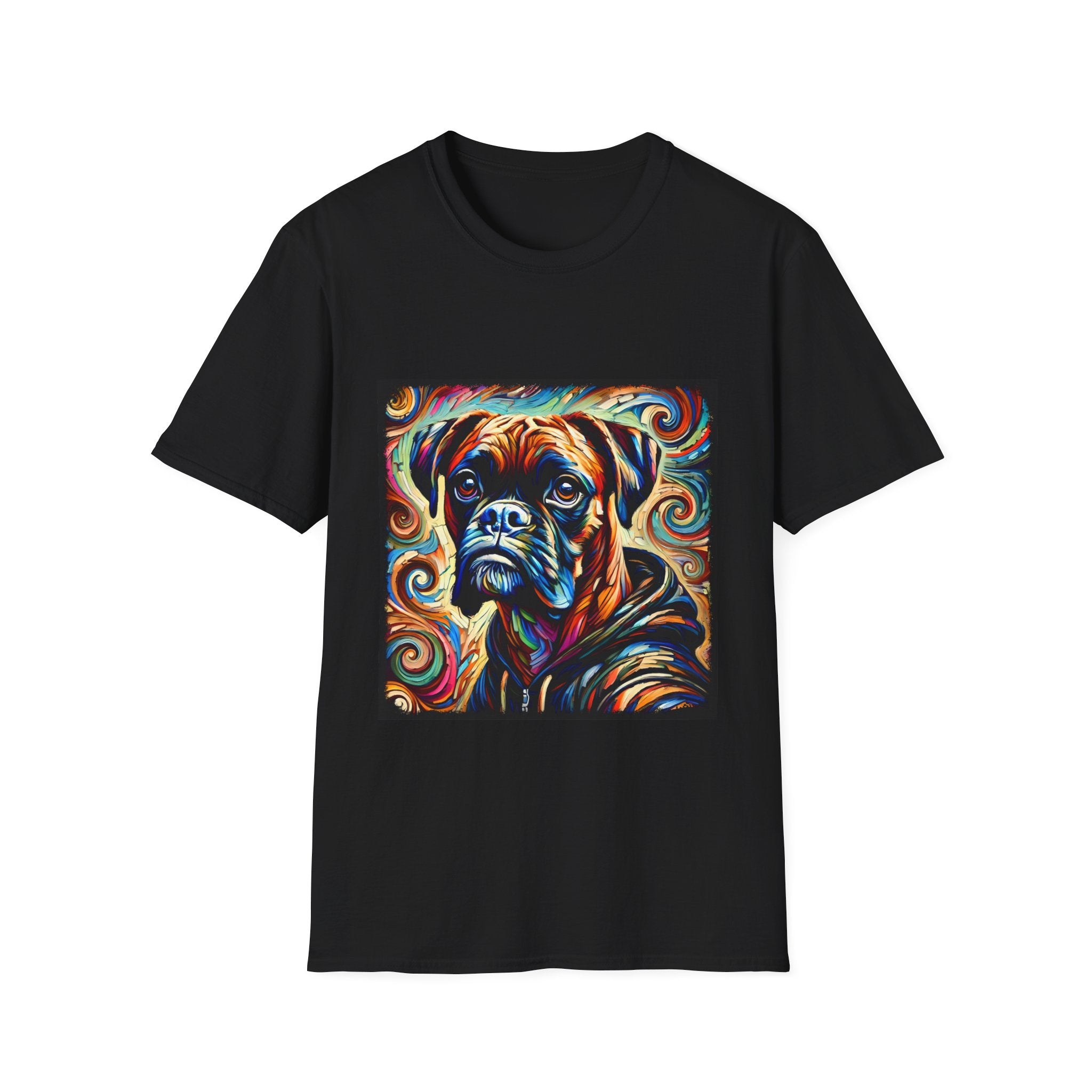 Boxer Relaxed Swirl | Unisex Dog T-Shirt