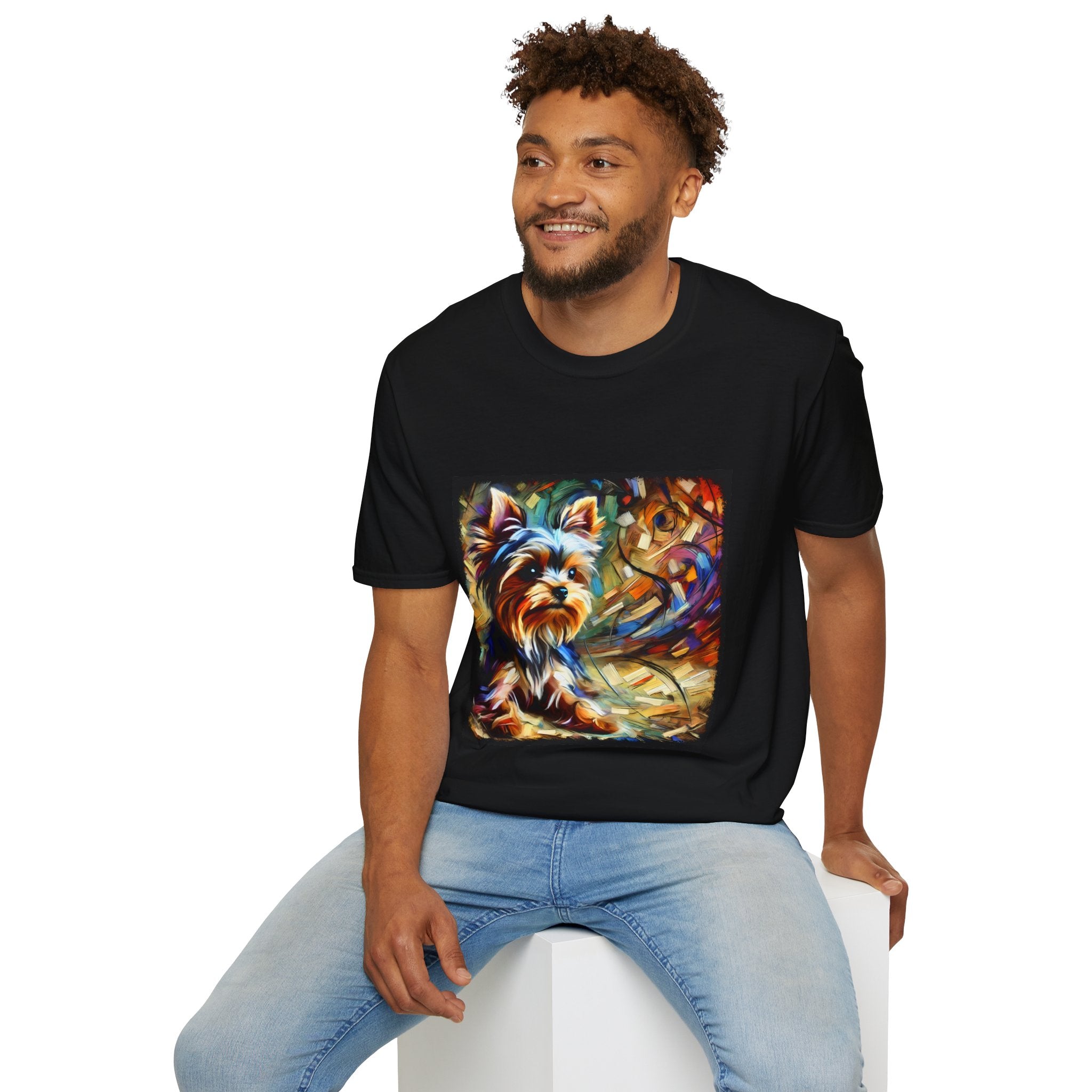 Yorkshire Terrier Multicolored Classic | Unisex Dog T-Shirt