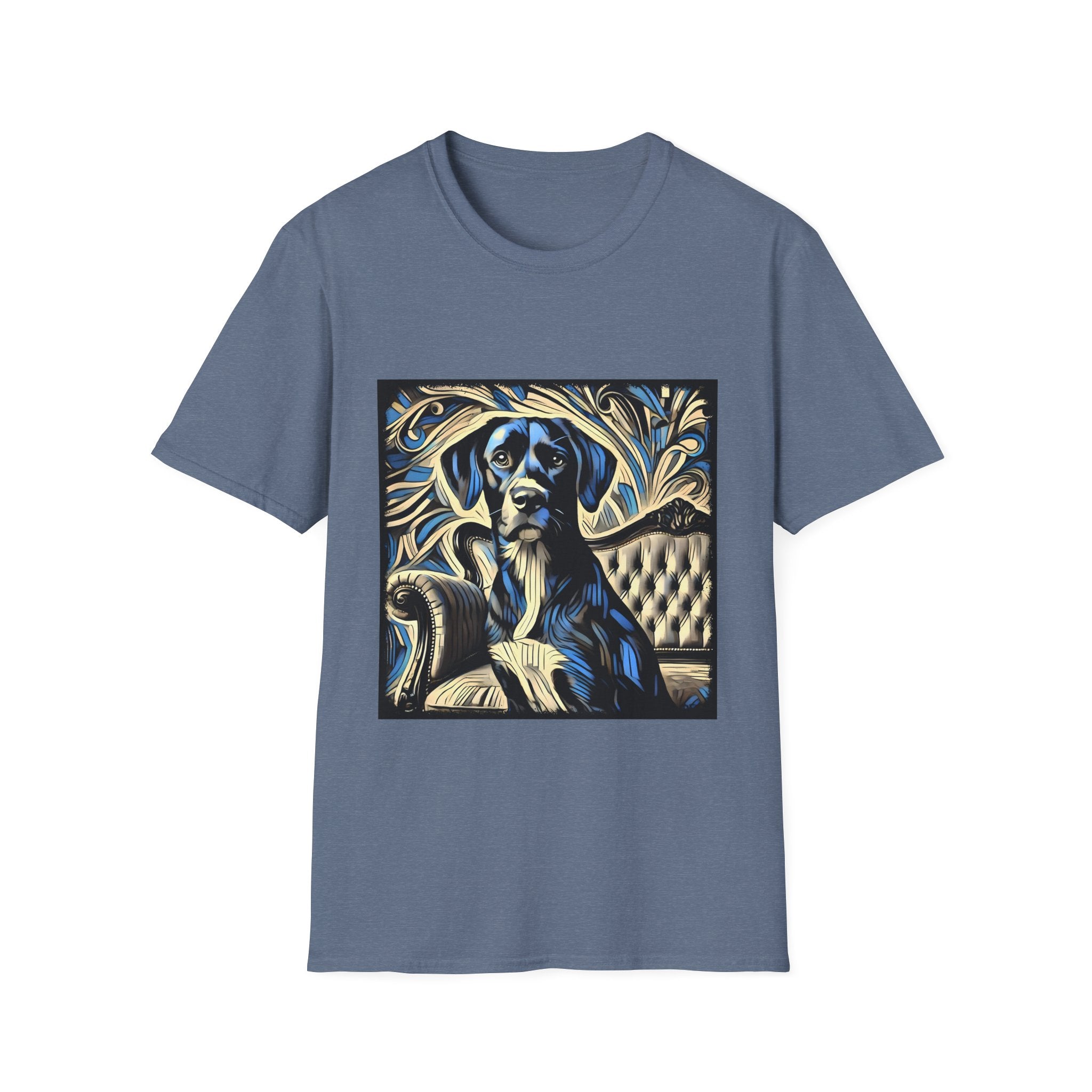 Labrador Retriever Blue Swirl | Unisex Dog T-Shirt