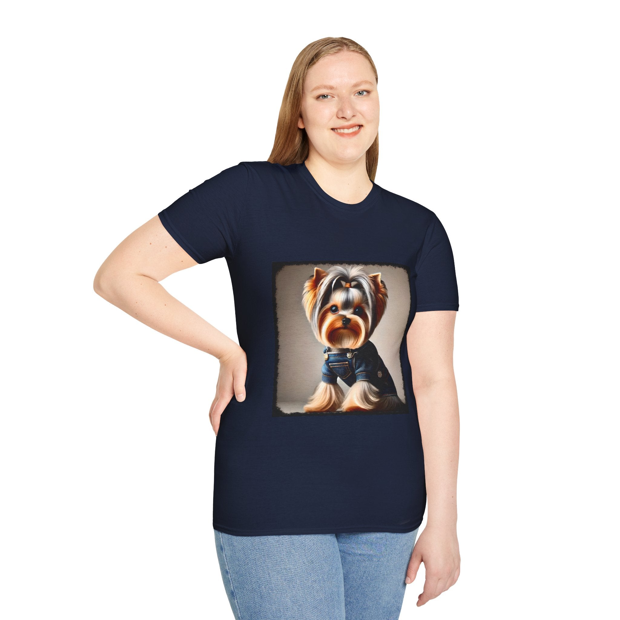 Yorkshire Terrier Jean Babe | Unisex Dog T-Shirt