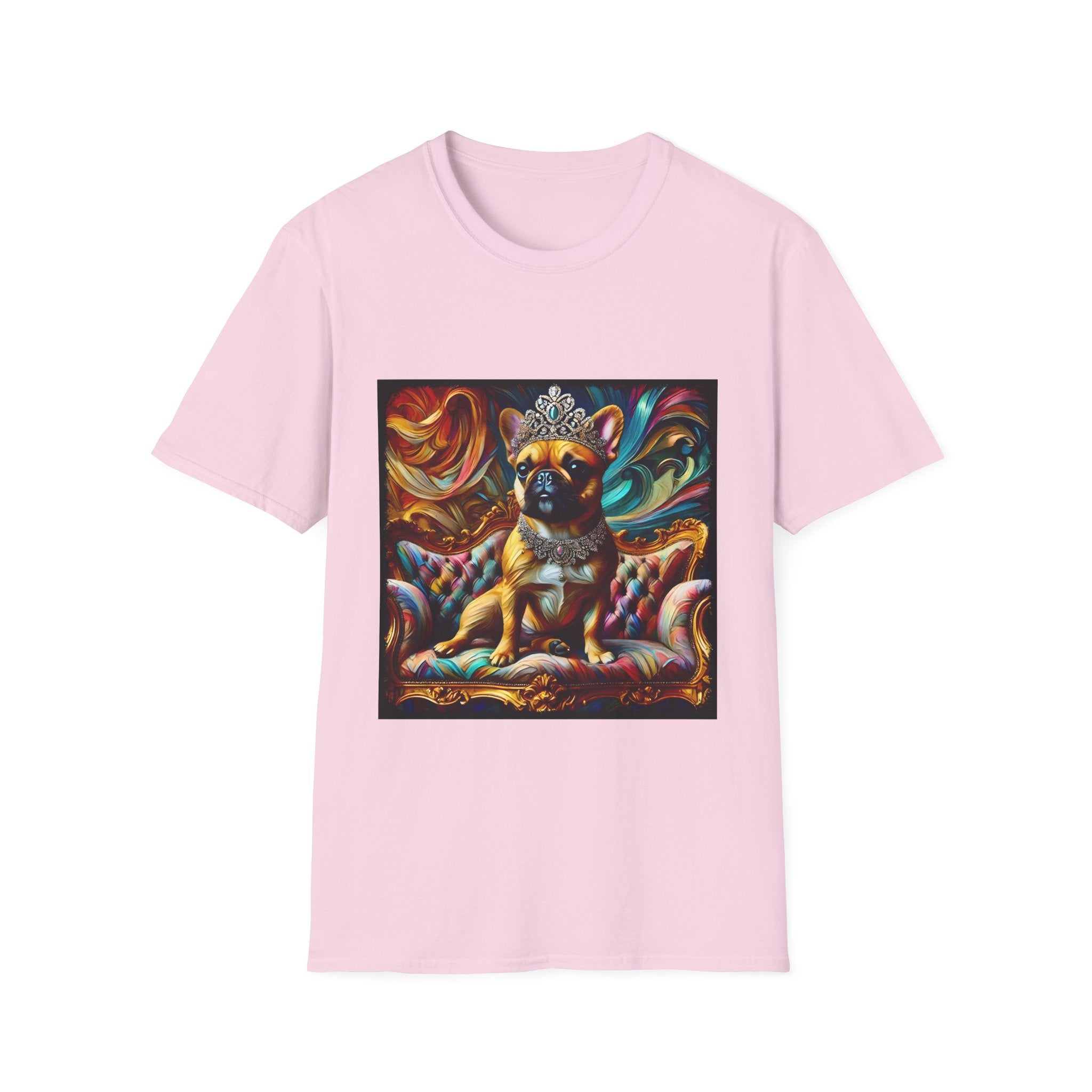 French Bulldog Glamorous Swirl | Unisex Dog T-Shirt