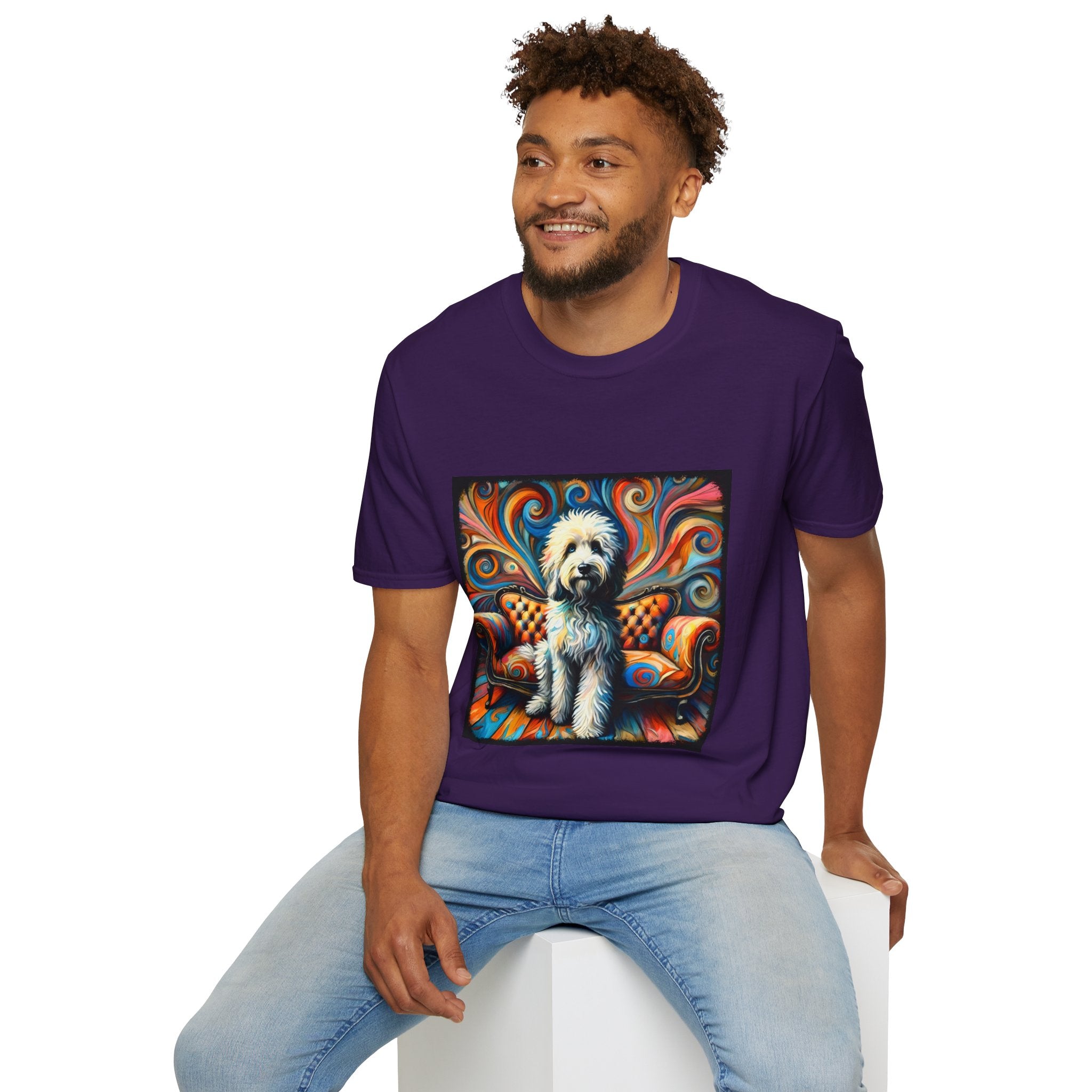 Sheepadoodle Bold Swirl | Unisex Dog T-Shirt
