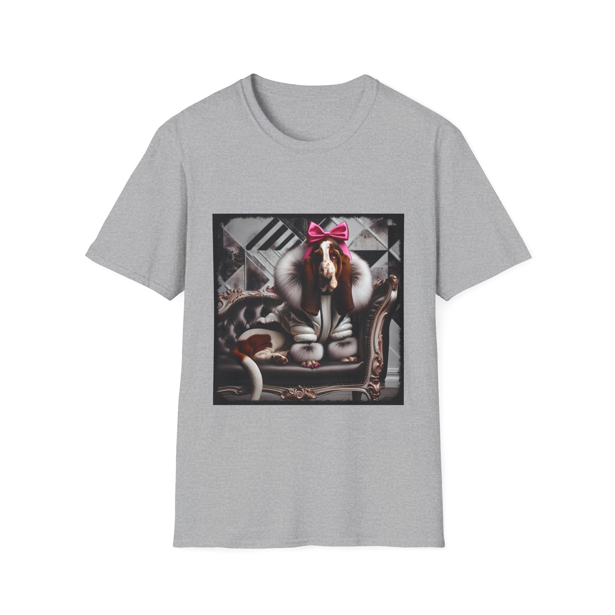 Basset Hound Fashionista | Unisex Dog T-Shirt
