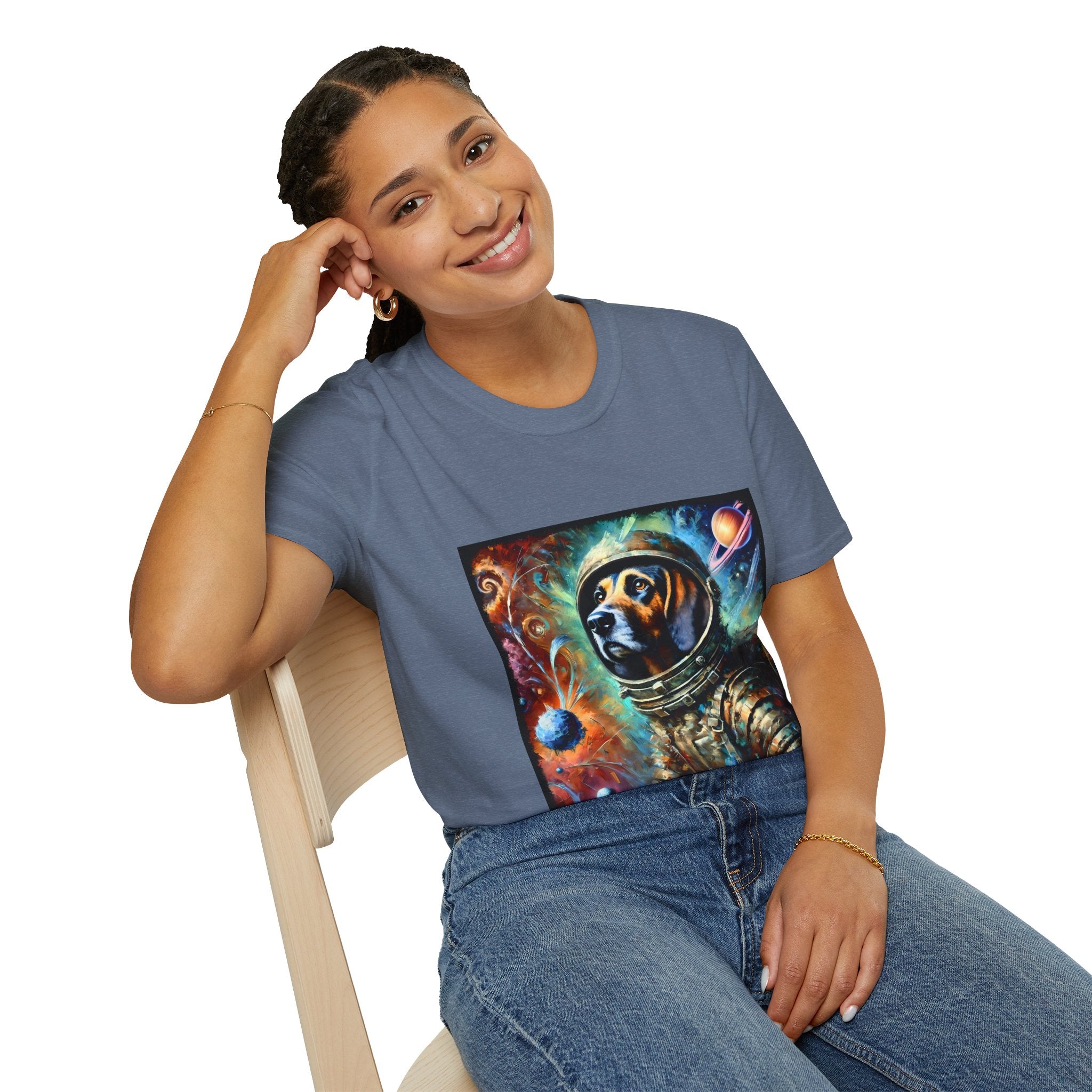 Coonhound Celestial Hound | Unisex Dog T-Shirt