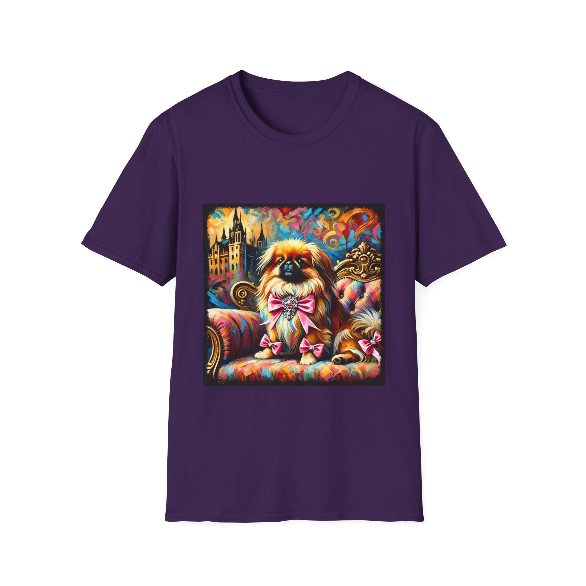 Pekingese Diamond Princess Classic | Unisex Dog T-Shirt