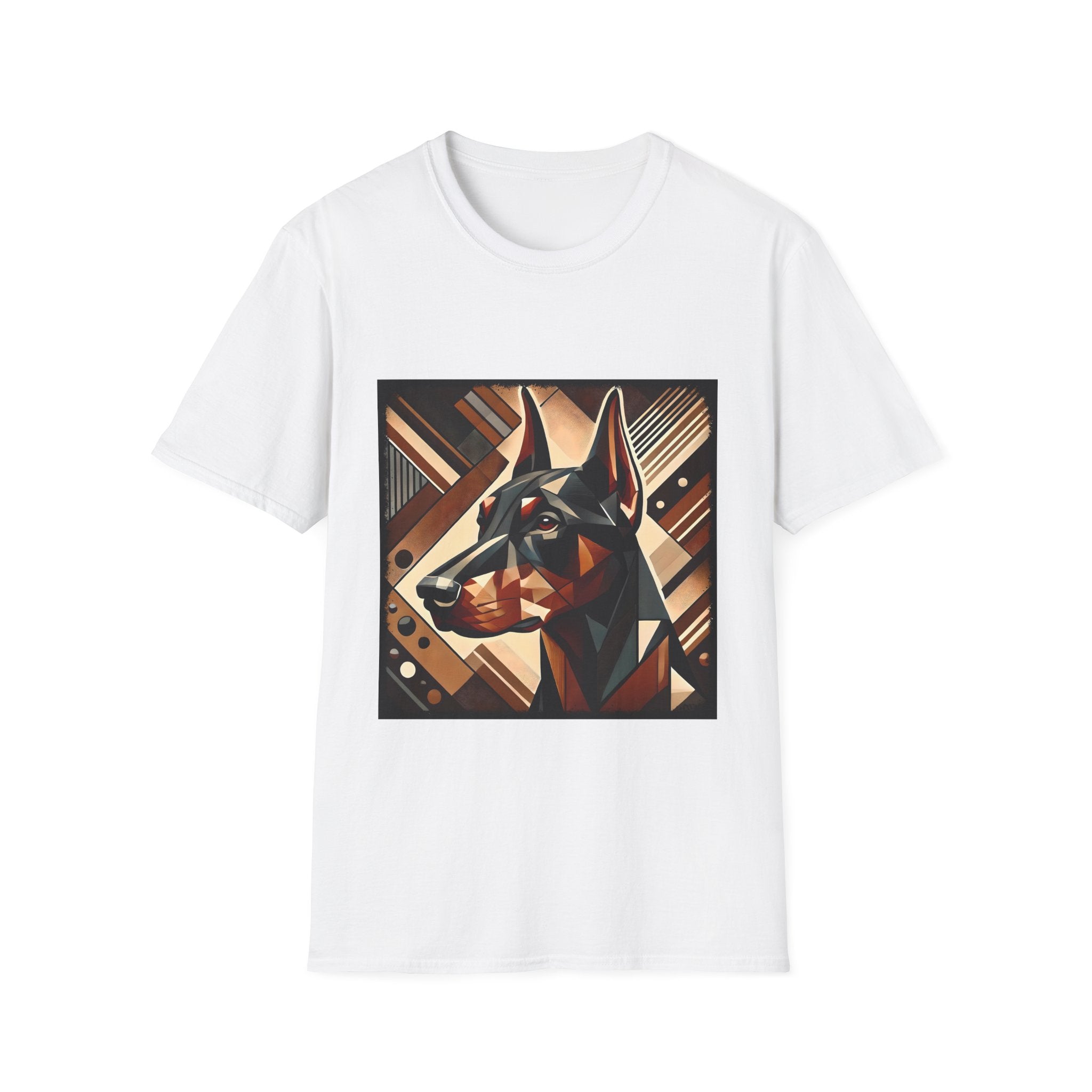 Doberman Pinscher Bold Geometric | Unisex Dog T-Shirt