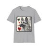 German Shepherd Bold Heart Sketch | Unisex Dog T-Shirt