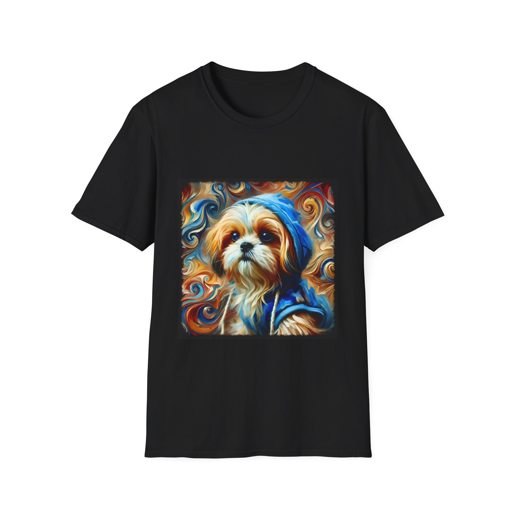 Shih Tzu Comfy Swirl | Unisex Dog T-Shirt