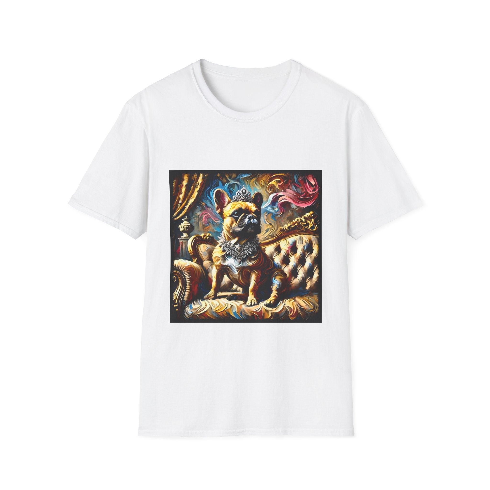 French Bulldog Wispy Swirl | Unisex Dog T-Shirt