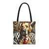 Golden Retriever Perfect Gentleman | Dog Themed Tote Bag