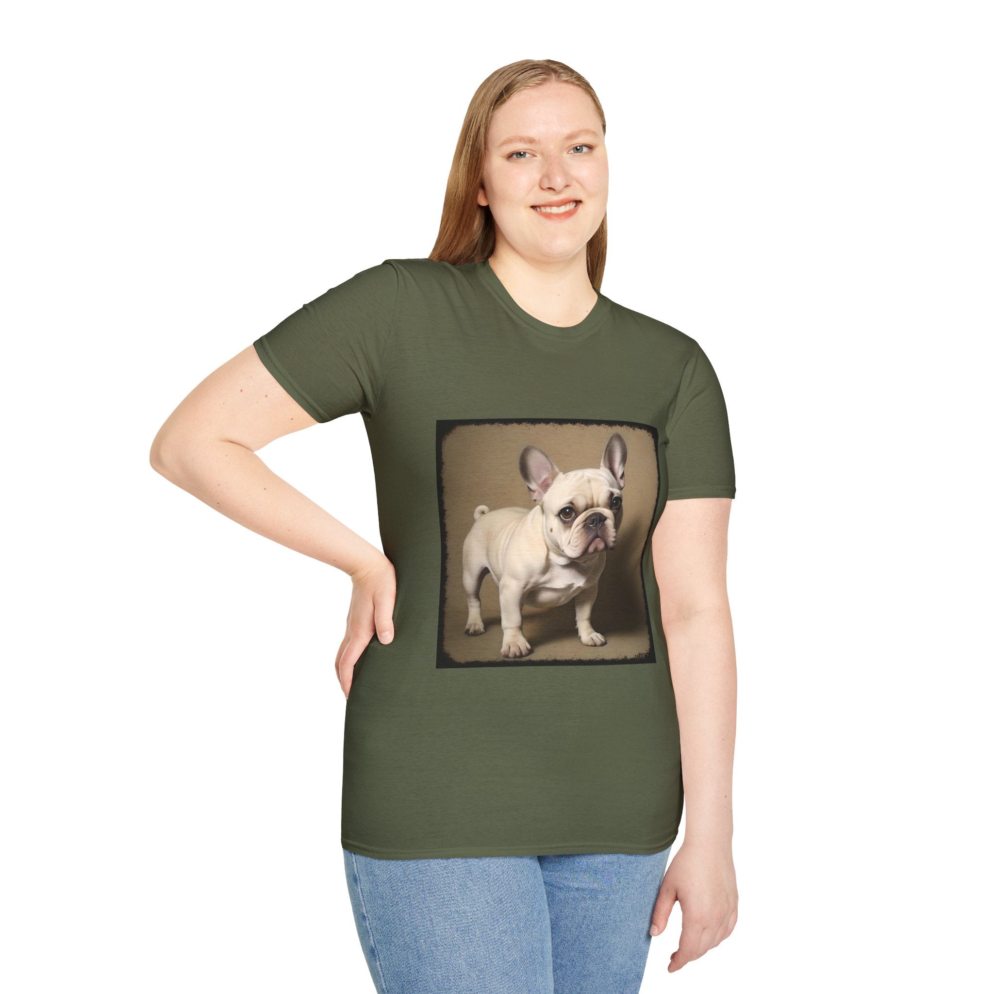 French Bulldog Sweet Portrait | Unisex Dog T-Shirt