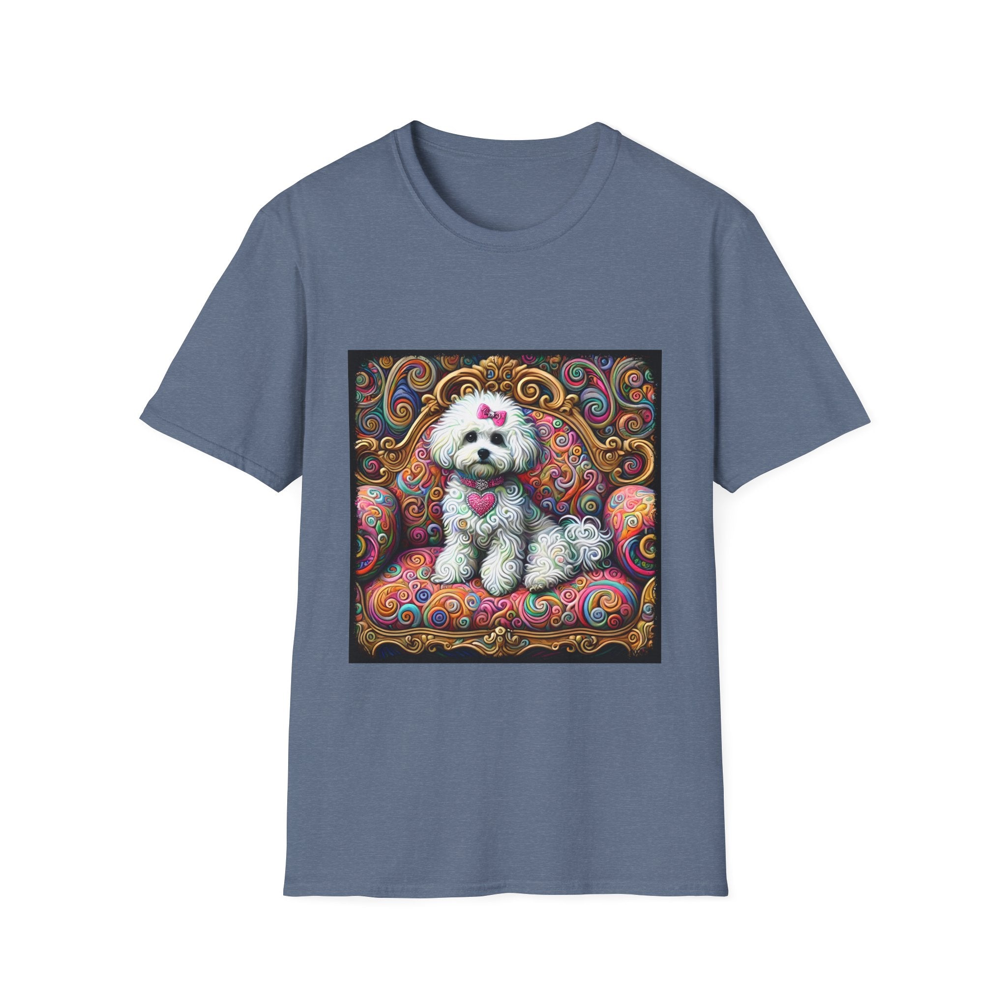 Bichon Frise Love Swirl | Unisex Dog T-Shirt