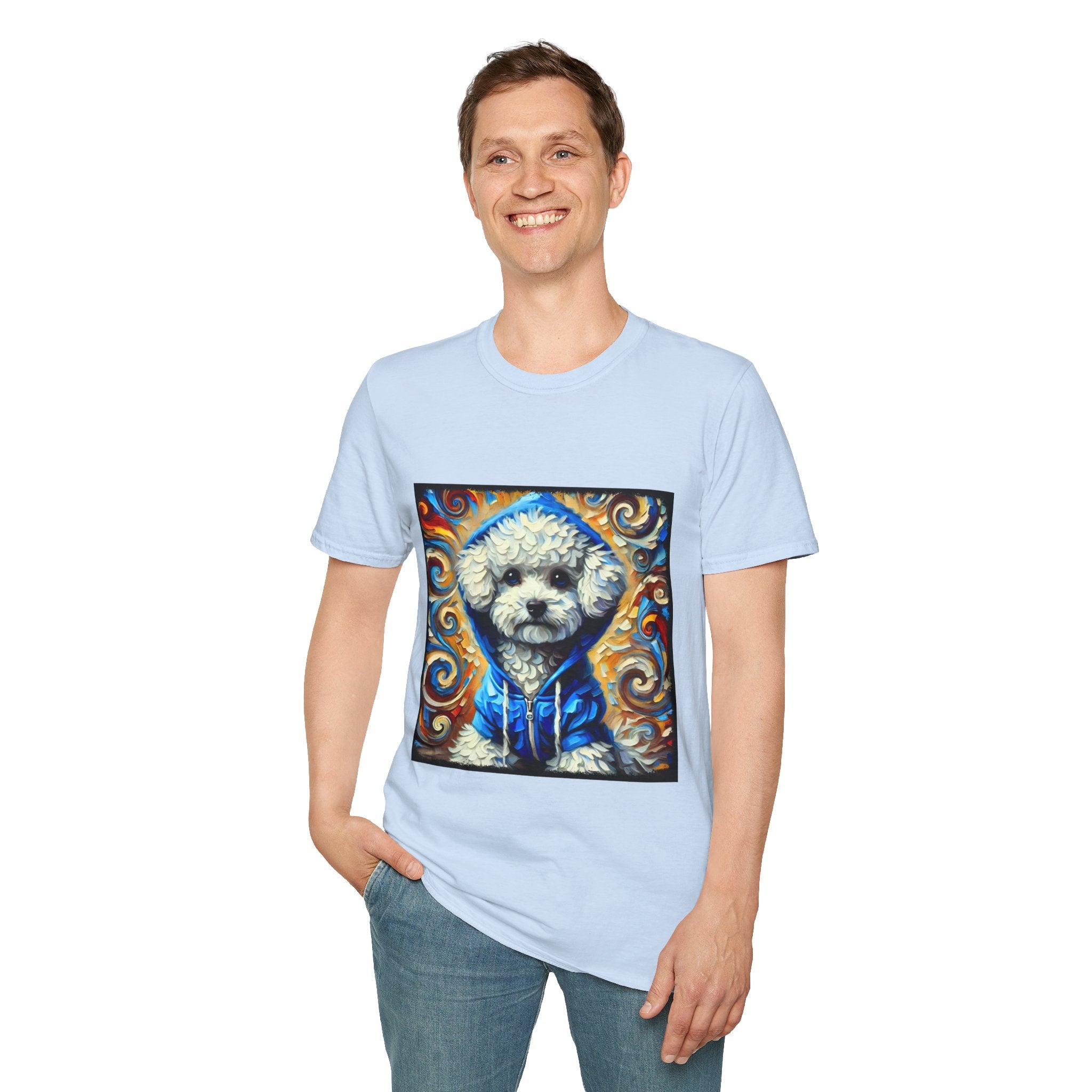 Bichon Frise Hoodie Swirl | Unisex Dog T-Shirt