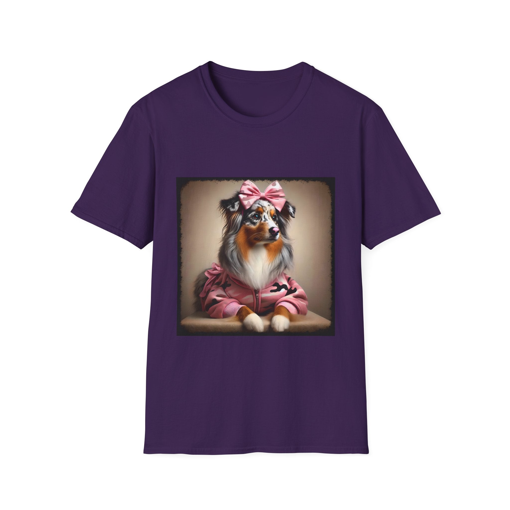 Australian Shepherd Camo Cutie | Unisex Dog T-Shirt