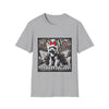 Yorkshire Terrier B&W Red Bow Bold | Unisex Dog T-Shirt