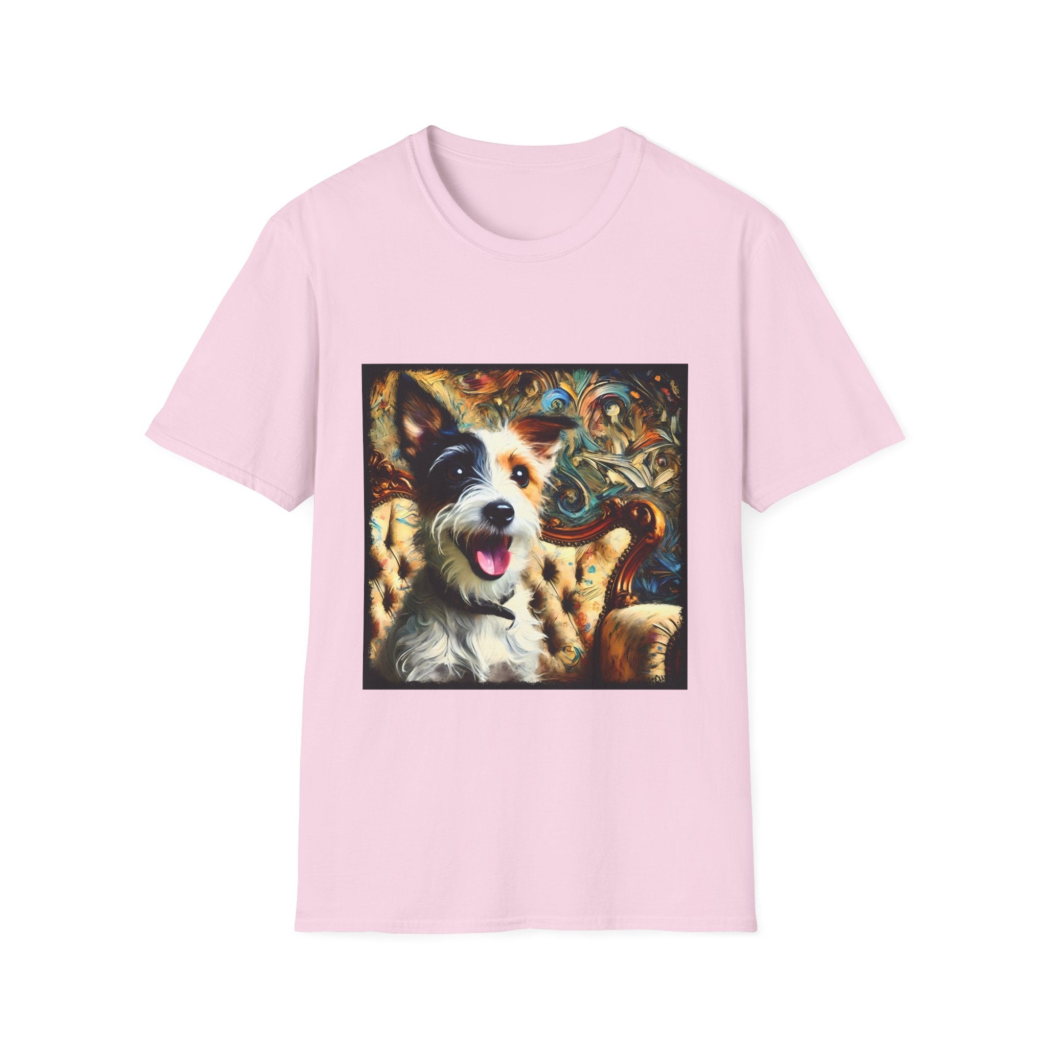 Jack Russell Terrier Blissful Swirl | Unisex Softstyle T-Shirt