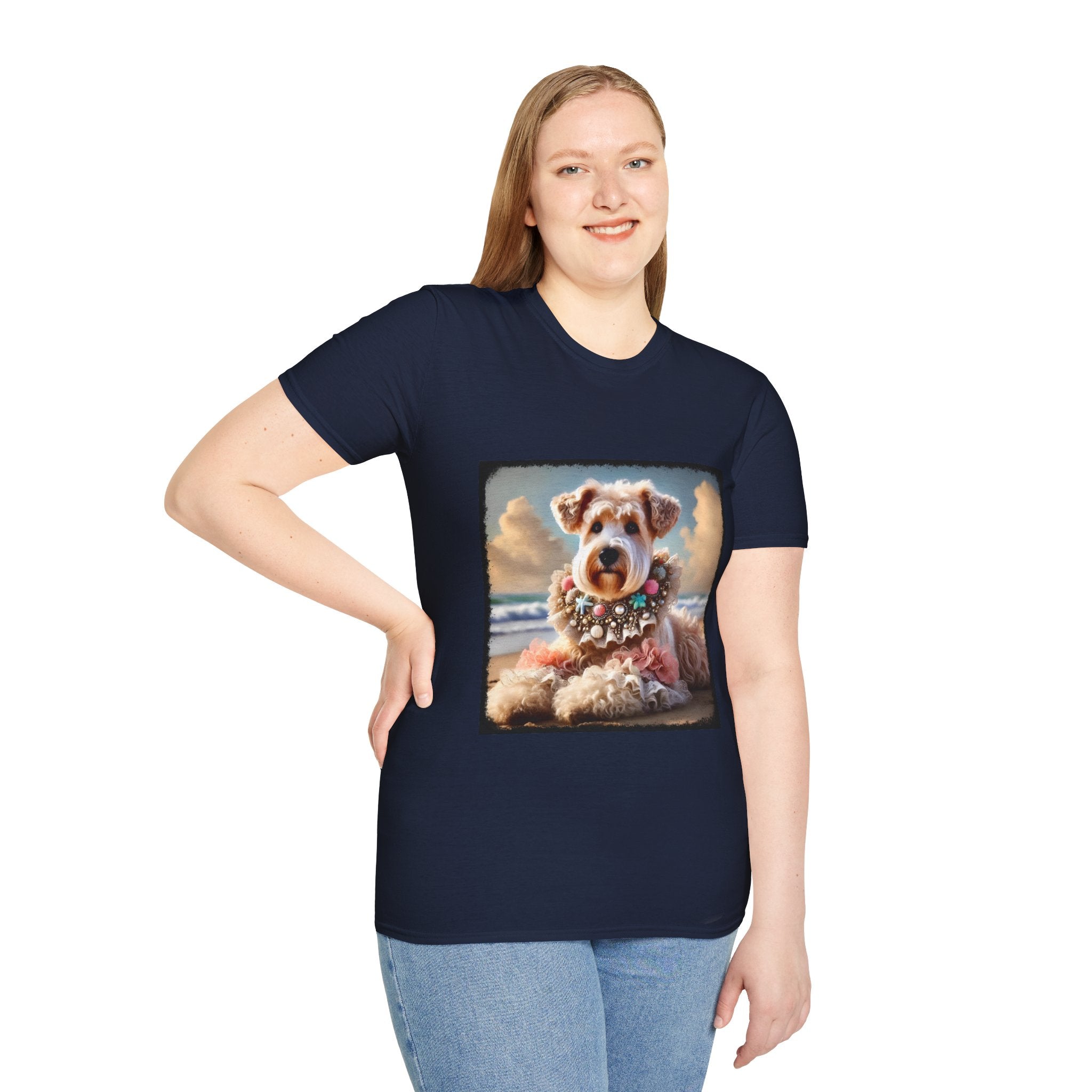 Wheaten Terrier Beach Babe | Unisex Dog T-Shirt