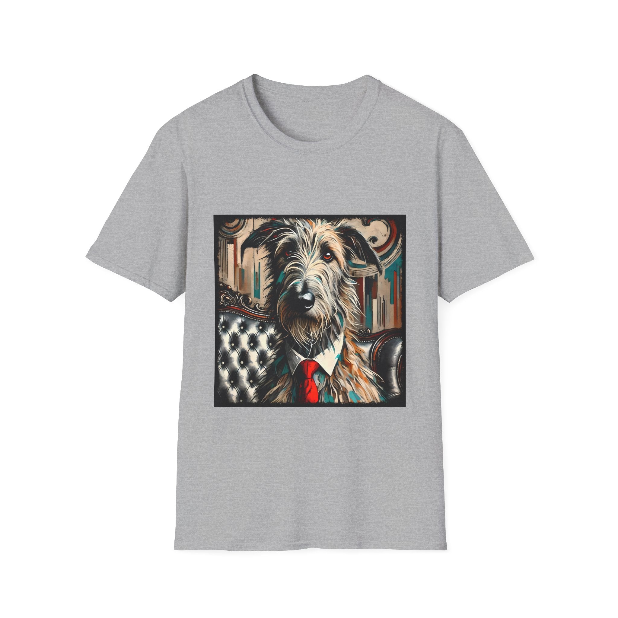 Irish Wolfhound Bold Gentleman |  Unisex Dog T-Shirt