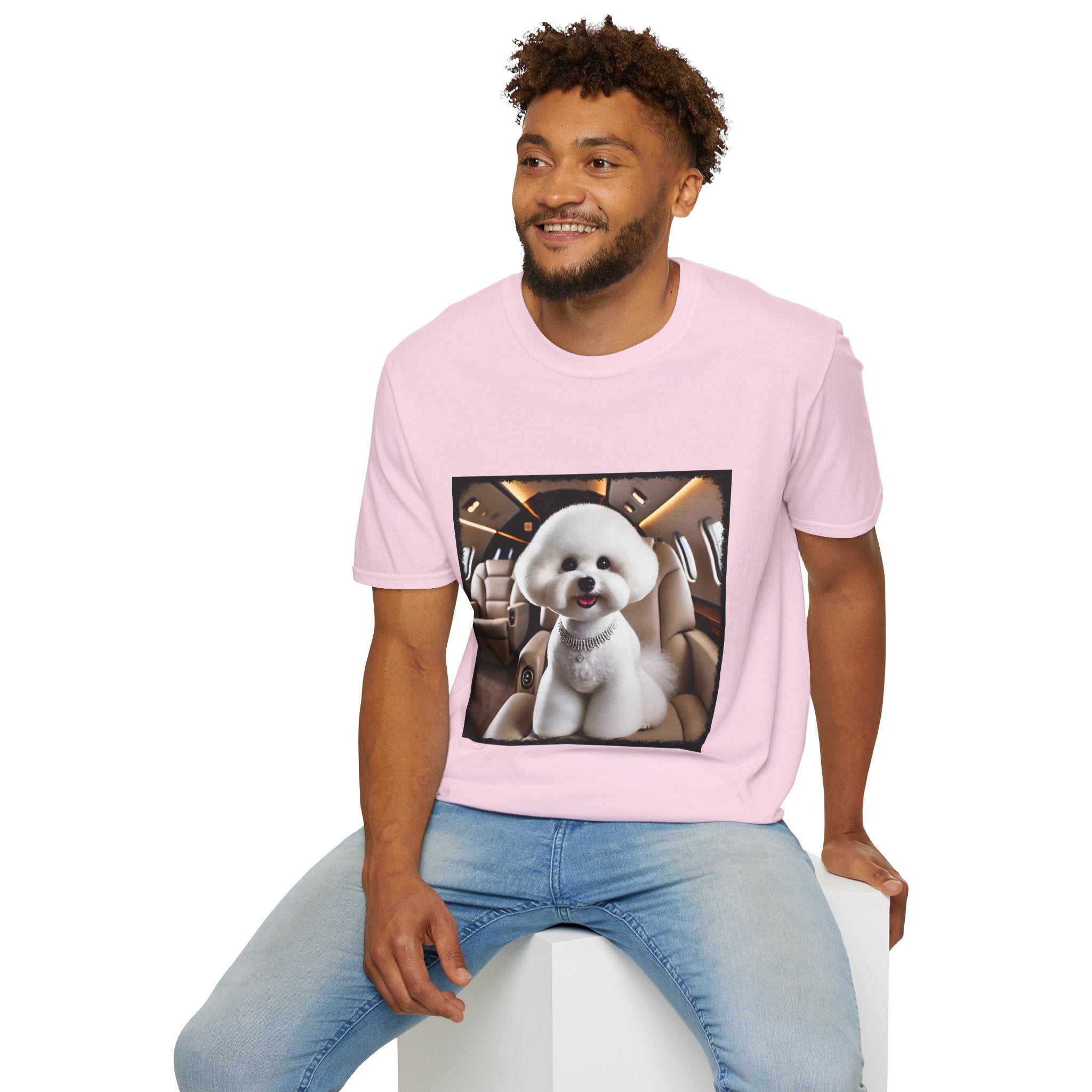 Bichon Frise Friendly Flier | Unisex Dog T-Shirt