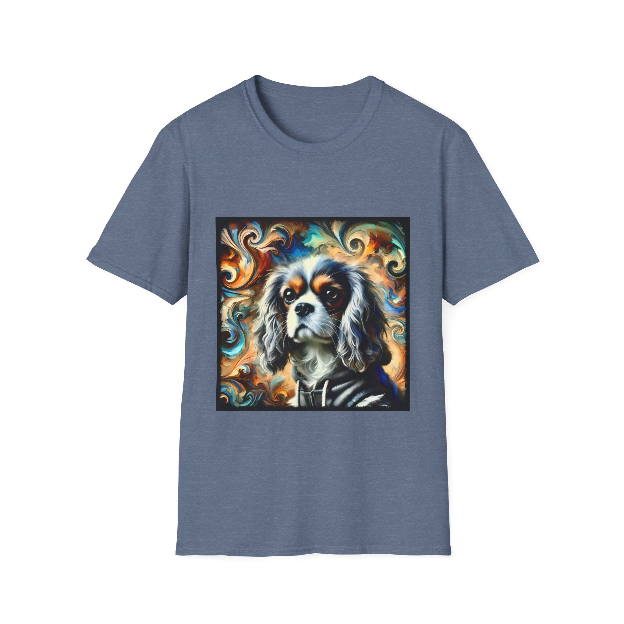 Cavalier King Charles Spaniel Silver Swirl | Unisex Dog T-Shirt