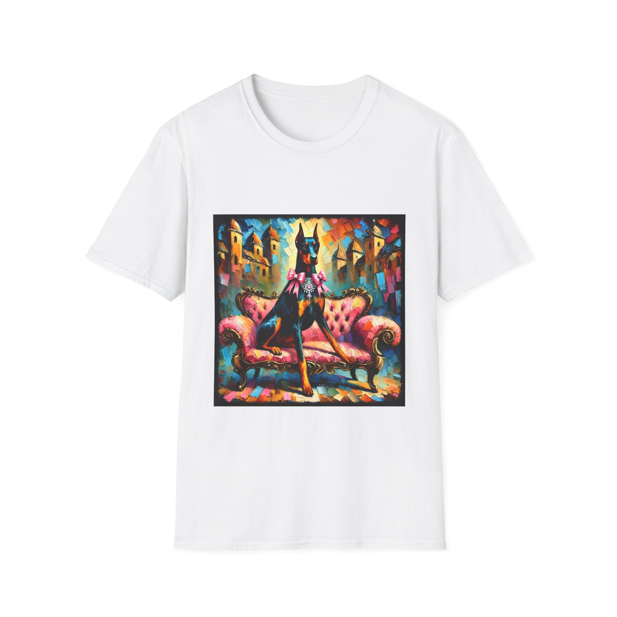 Doberman Pinscher Diamond Princess Classic | Unisex Dog T-Shirt