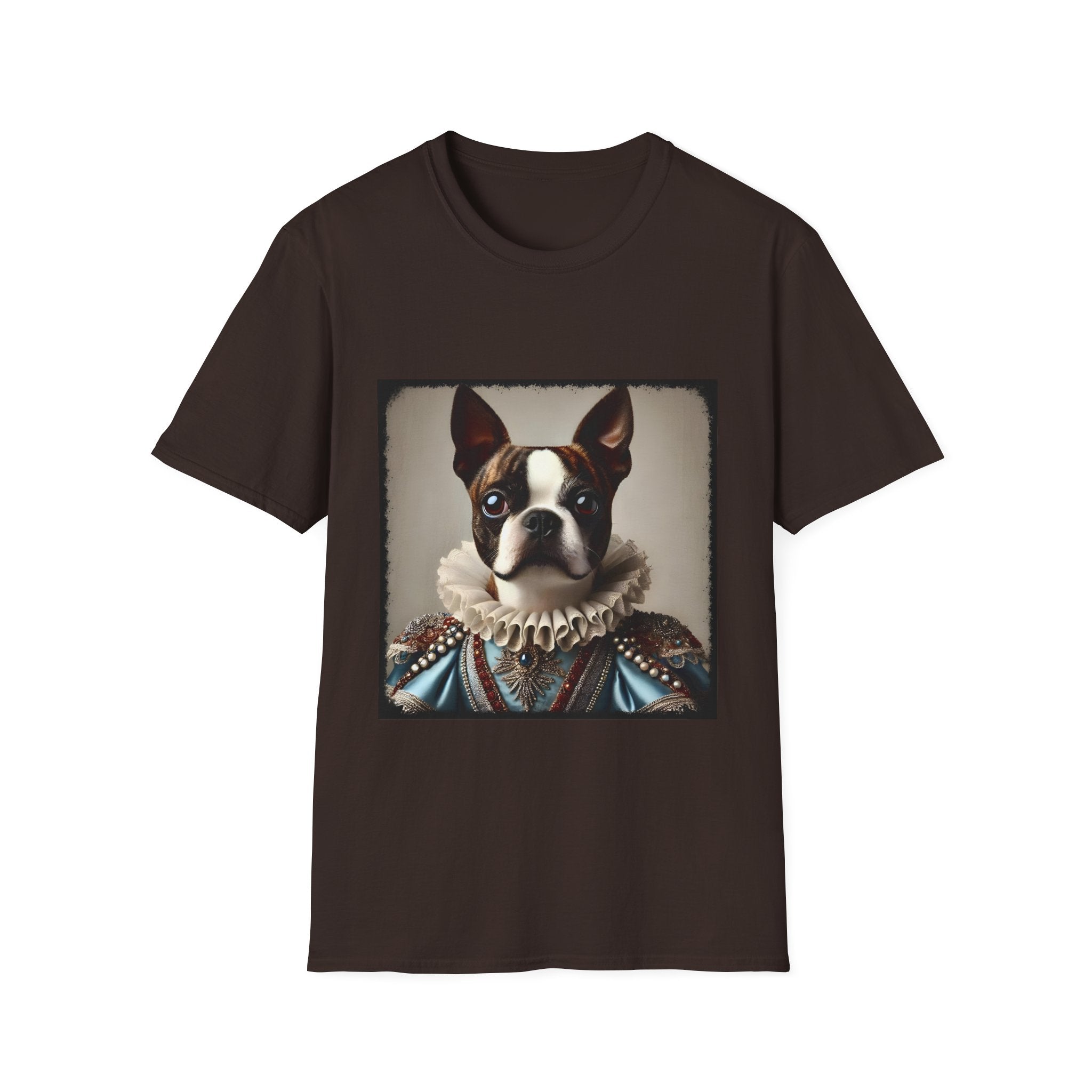 Boston Terrier Bougie Brindle | Unisex Dog T-Shirt