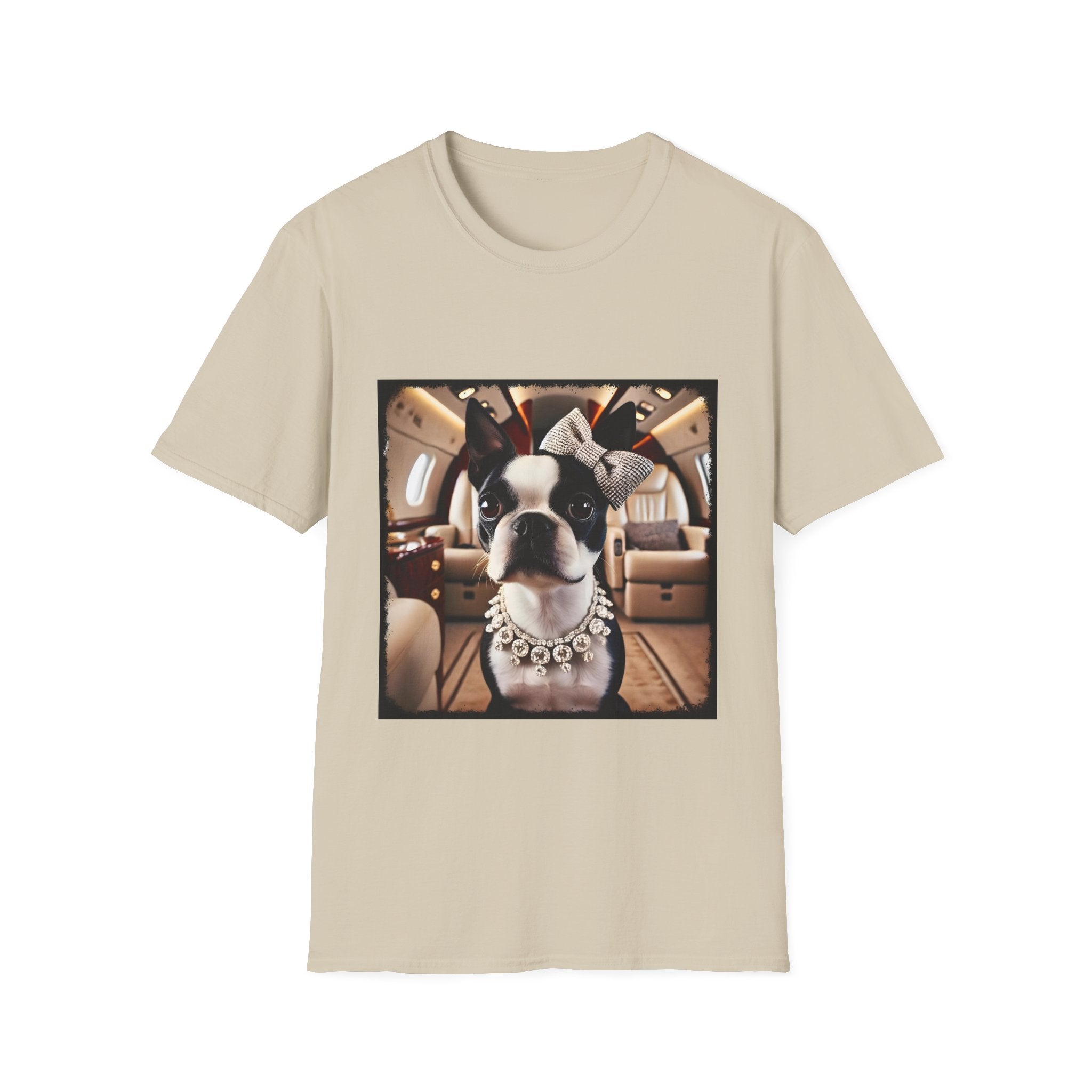 Boston Terrier Jet Setter | Unisex Dog T-Shirt