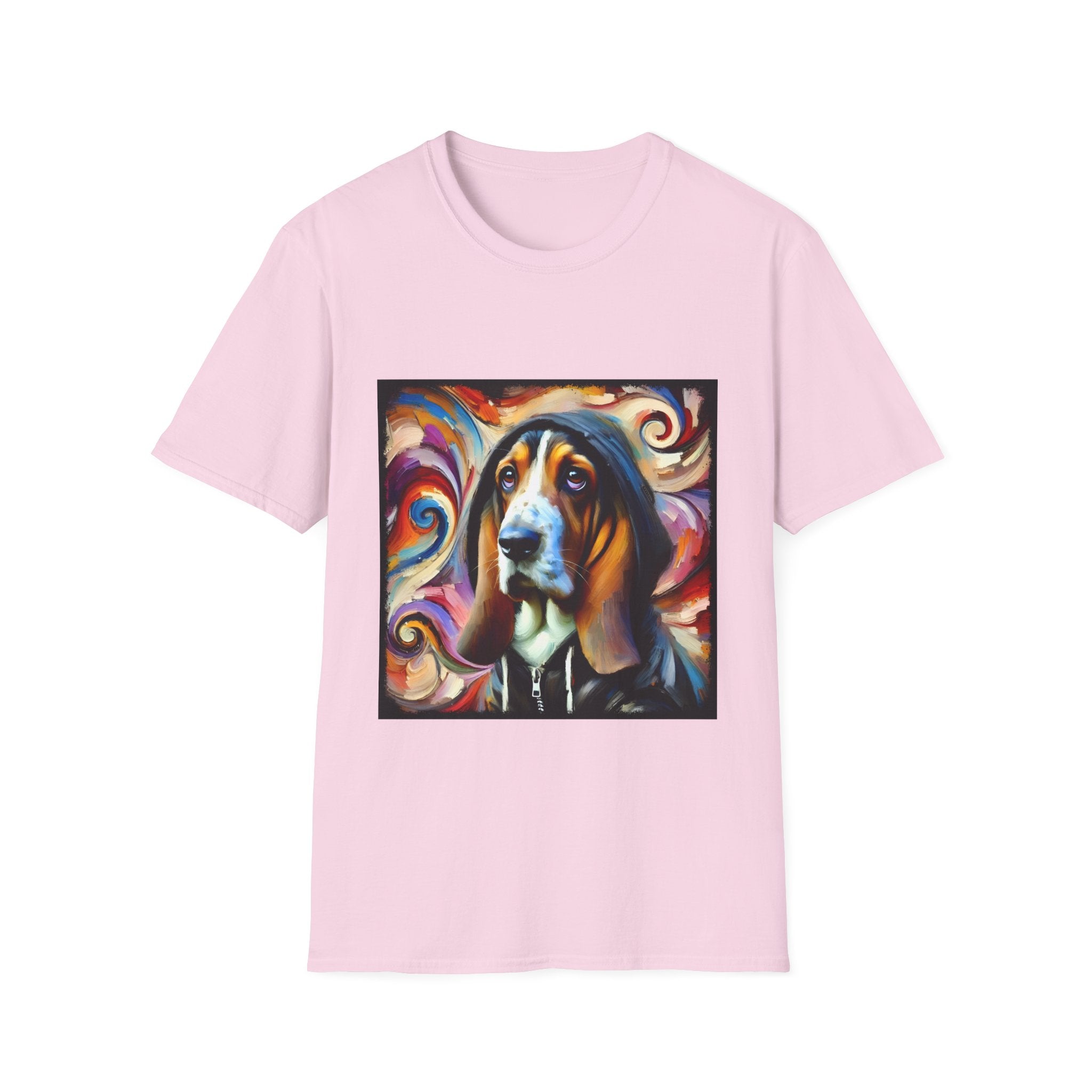 Basset Hound Hoodie Swirl | Unisex Dog T-Shirt
