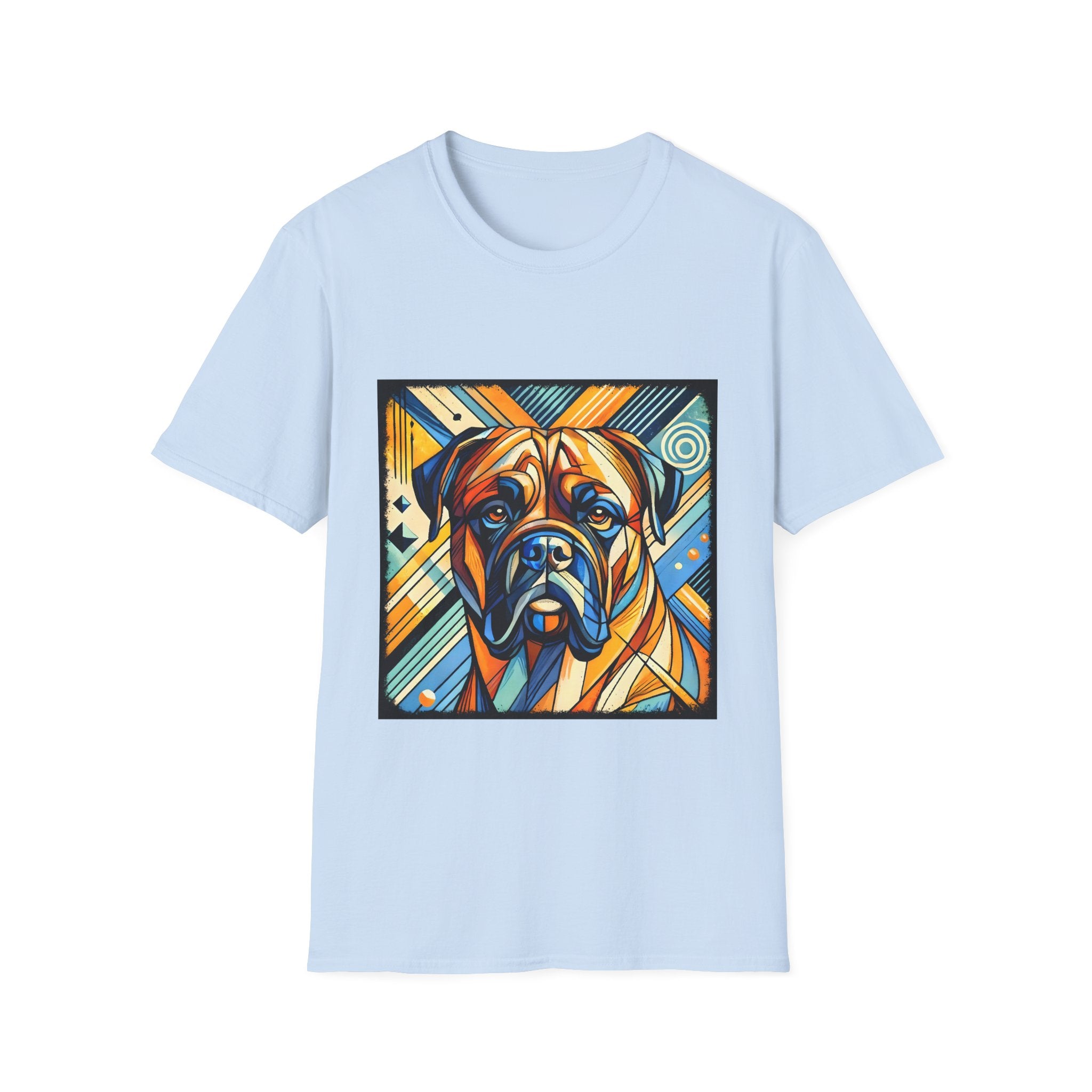 Bullmastiff Warm Geometric | Unisex Dog T-Shirt