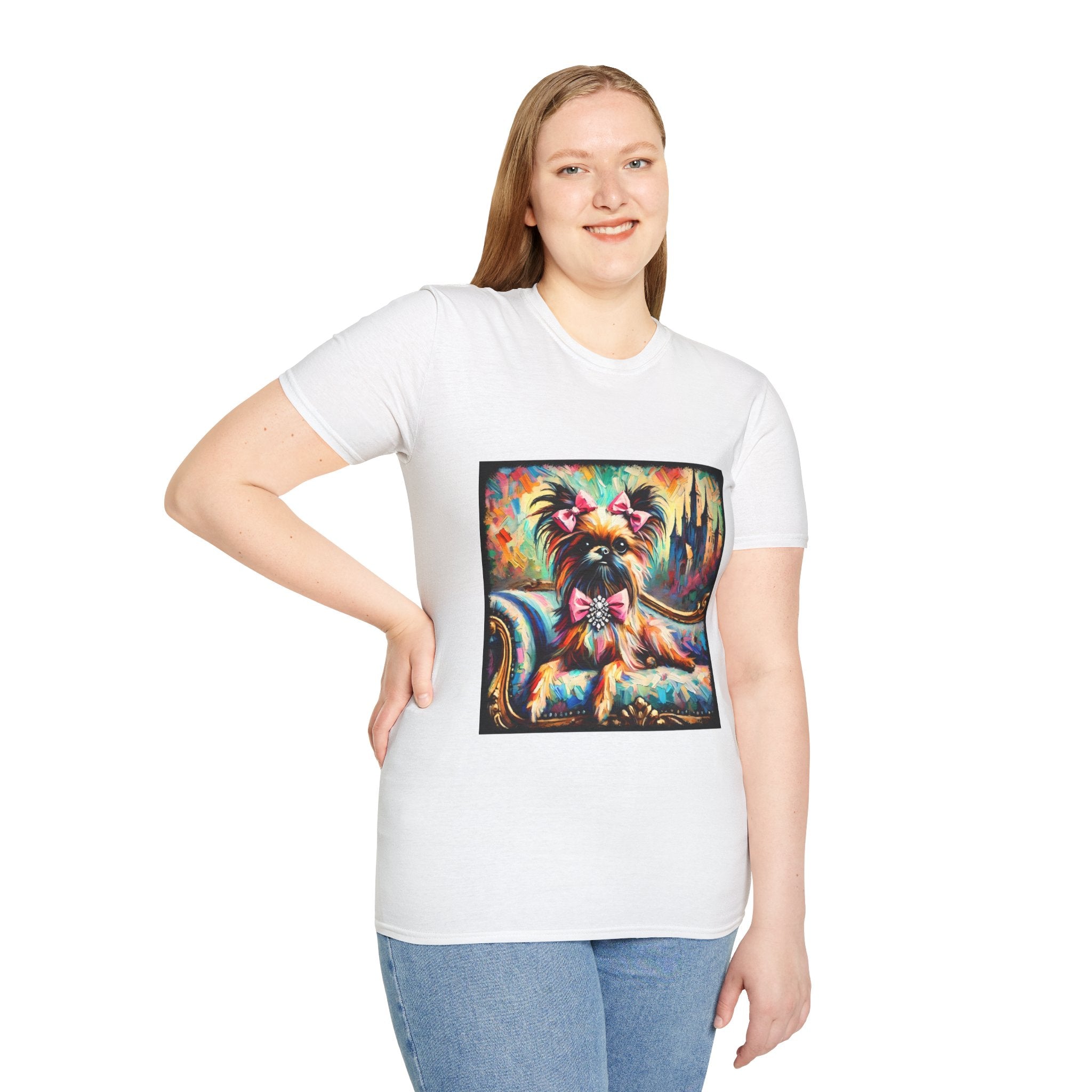 Brussels Griffon Diamond Princess Classic | Unisex Dog T-Shirt