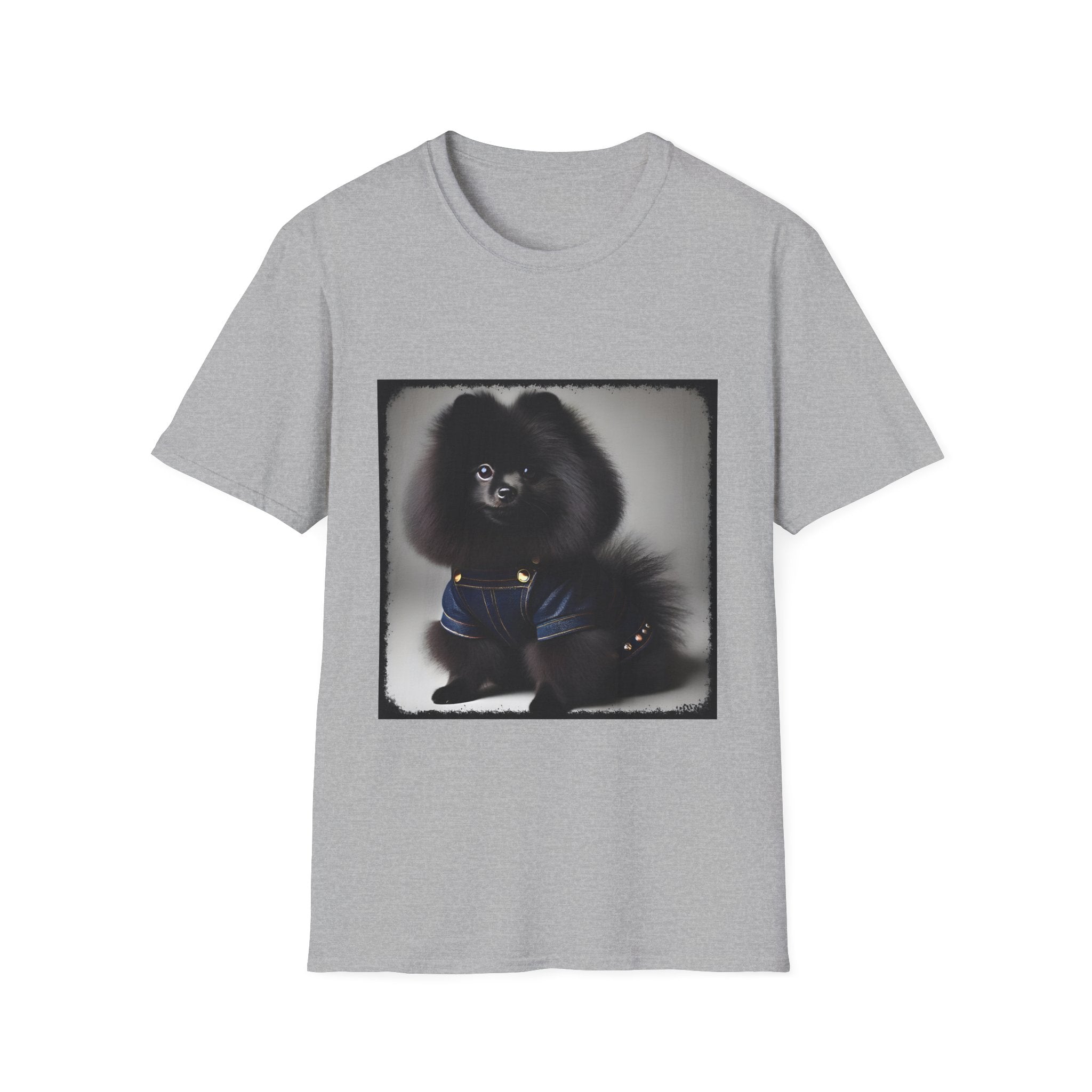 Pomeranian Denim Doll | Unisex Dog T-Shirt