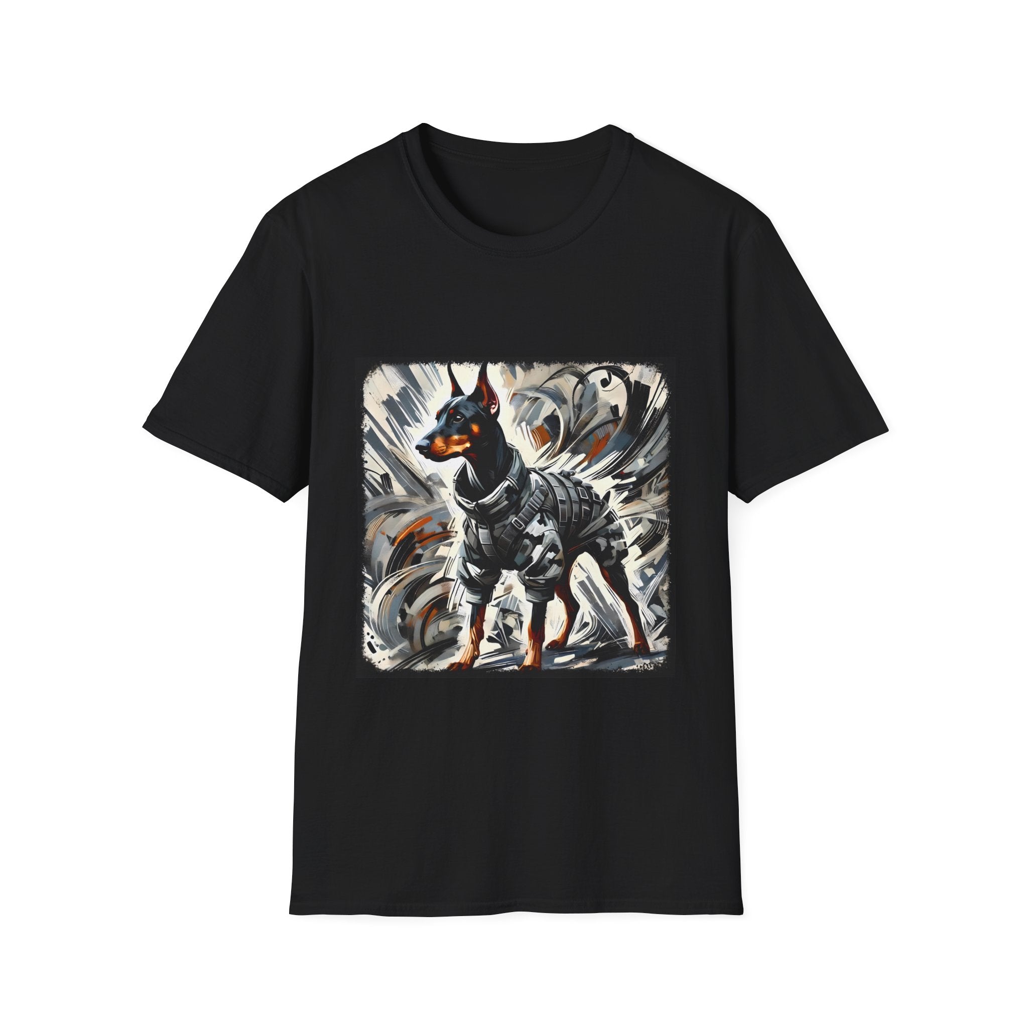 Doberman Pinscher Bold Armor Classic | Unisex Dog T-Shirt