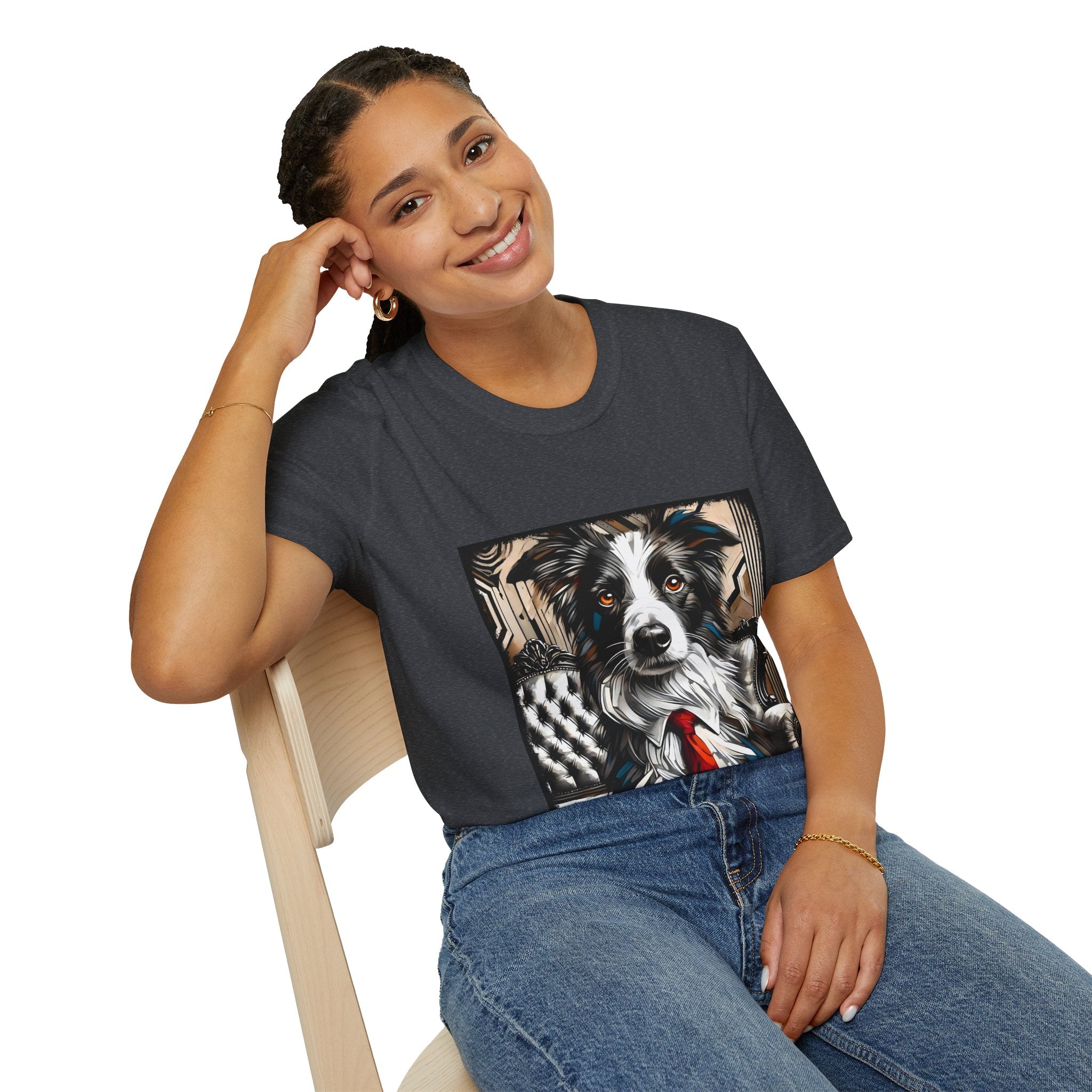 Border Collie Bold Gentleman | Unisex Dog T-Shirt