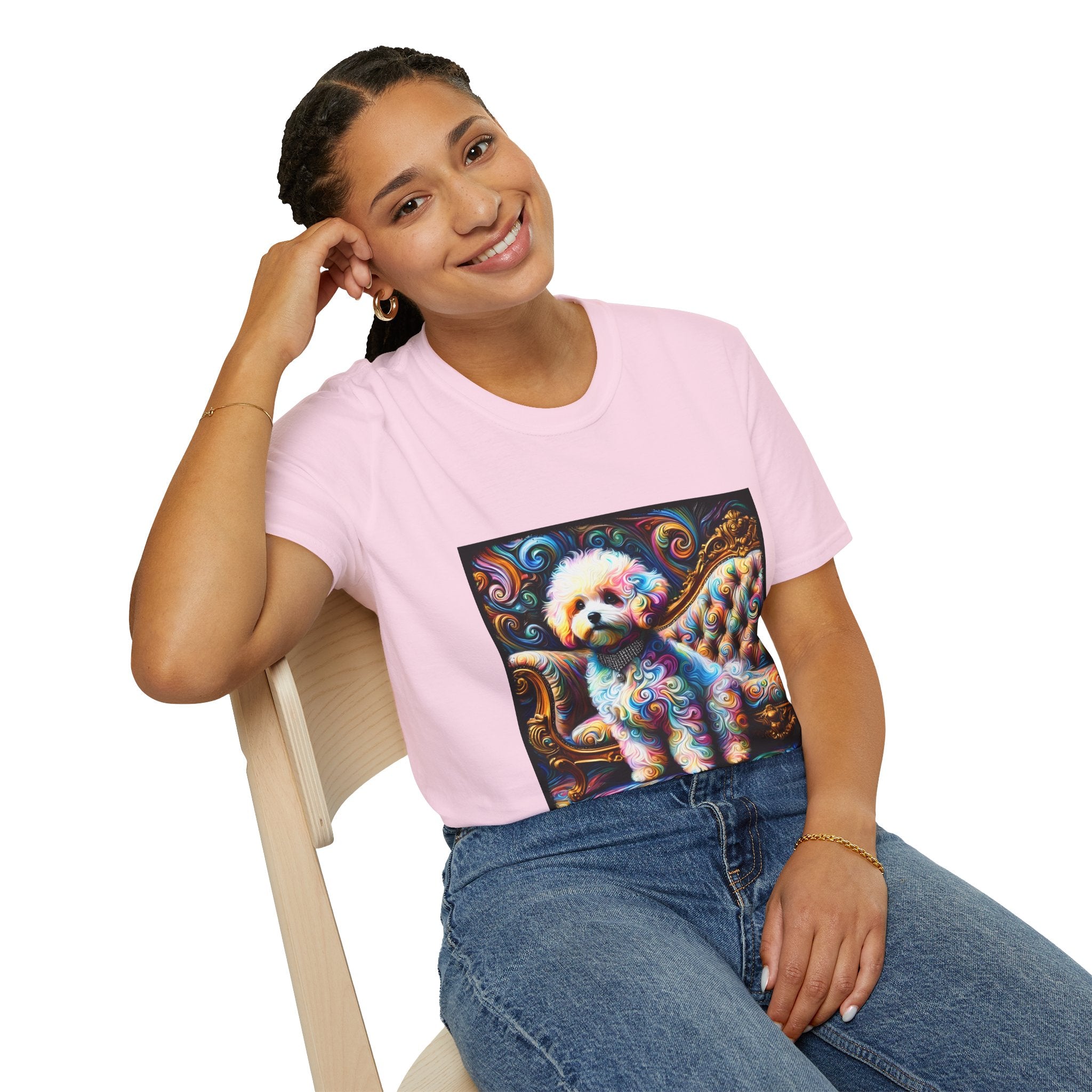 Bichon Frise Beautiful Swirl | Unisex Dog T-Shirt